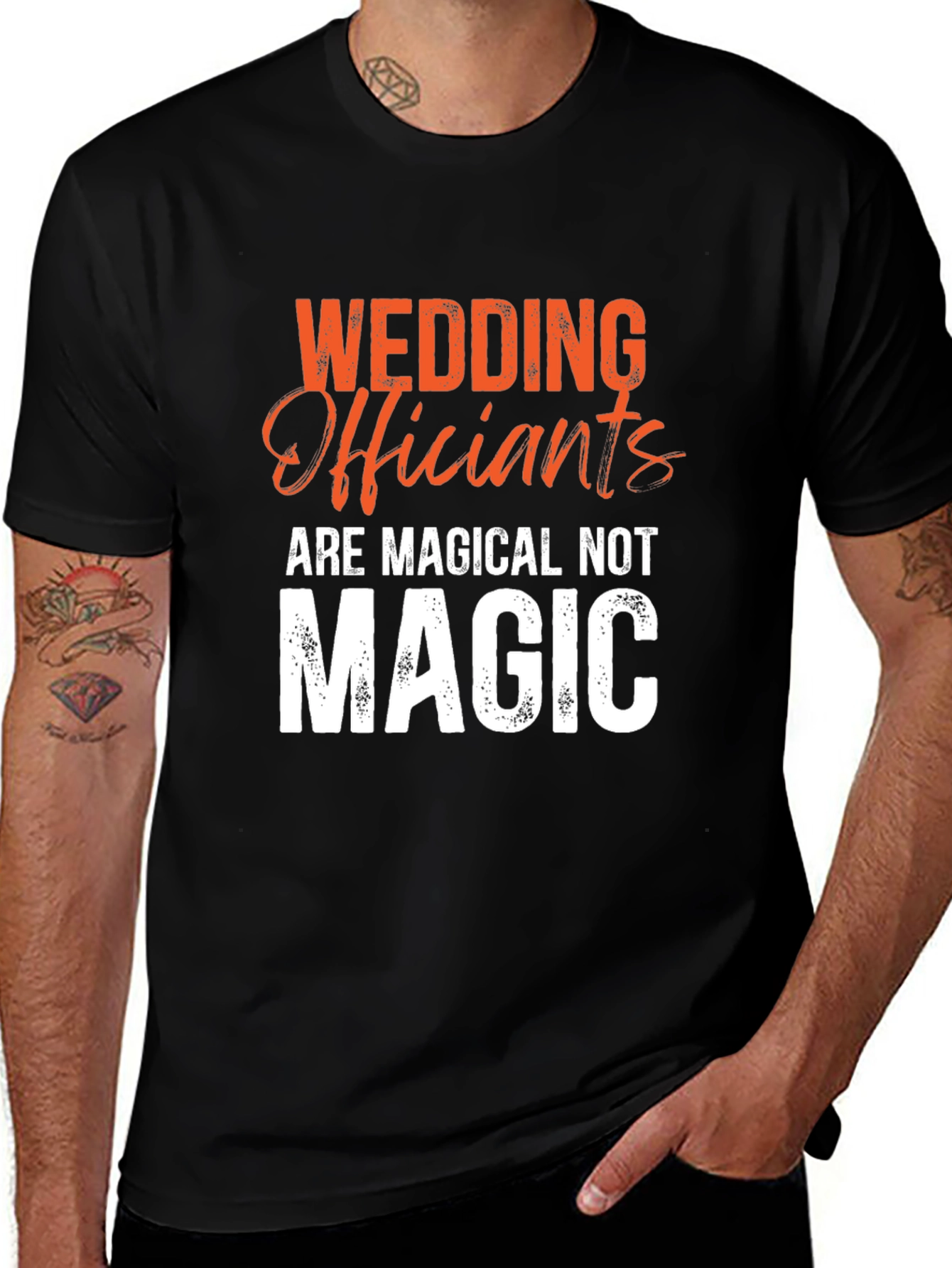 Variant 6 of Wedding Officiant Magical T-Shirt