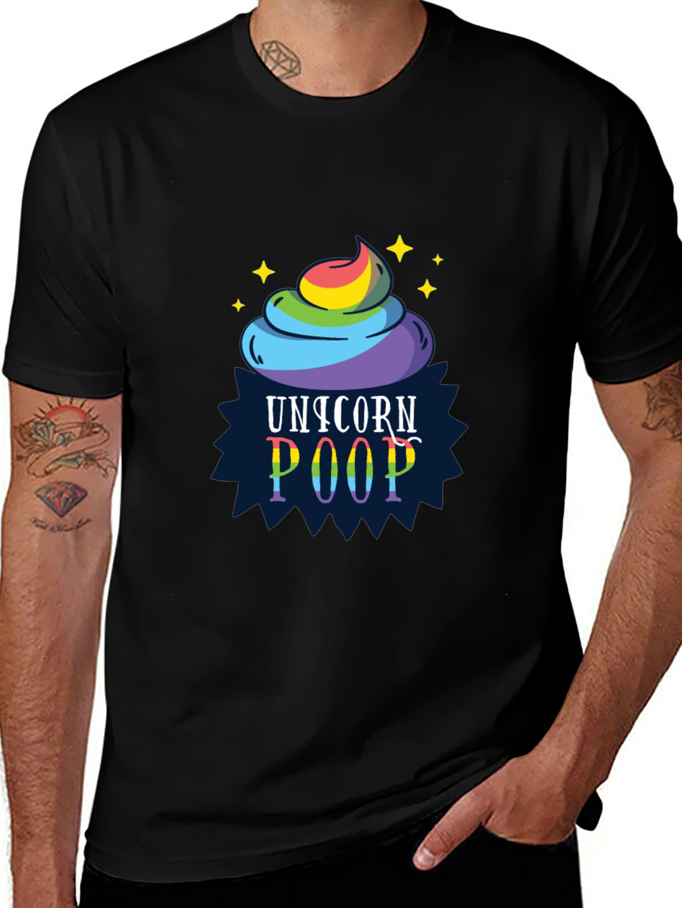 Variant 25 of Unicorn Poop T-Shirt - Novelty Graphic Tee