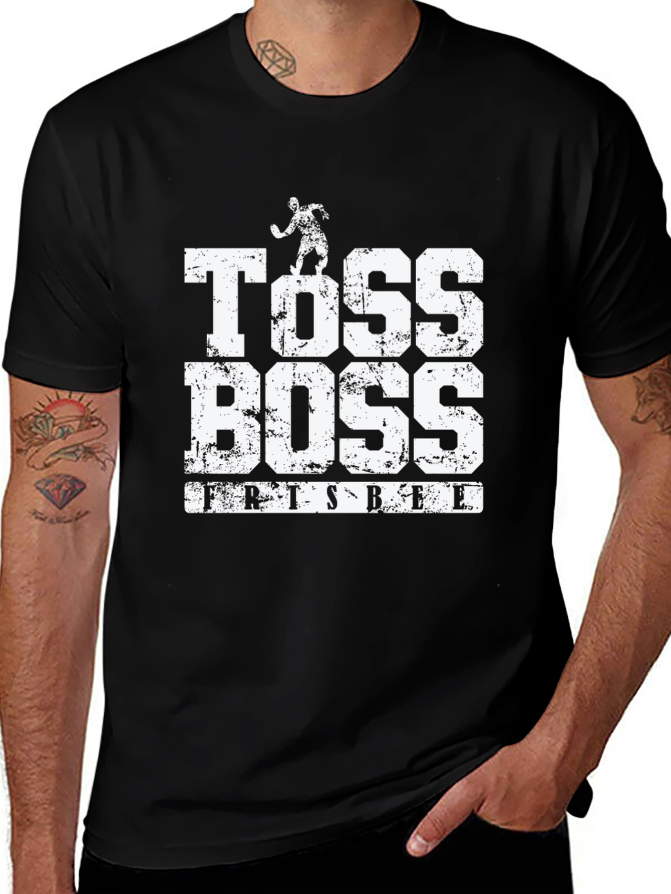 Toss Boss Frisbee Graphic T-Shirt