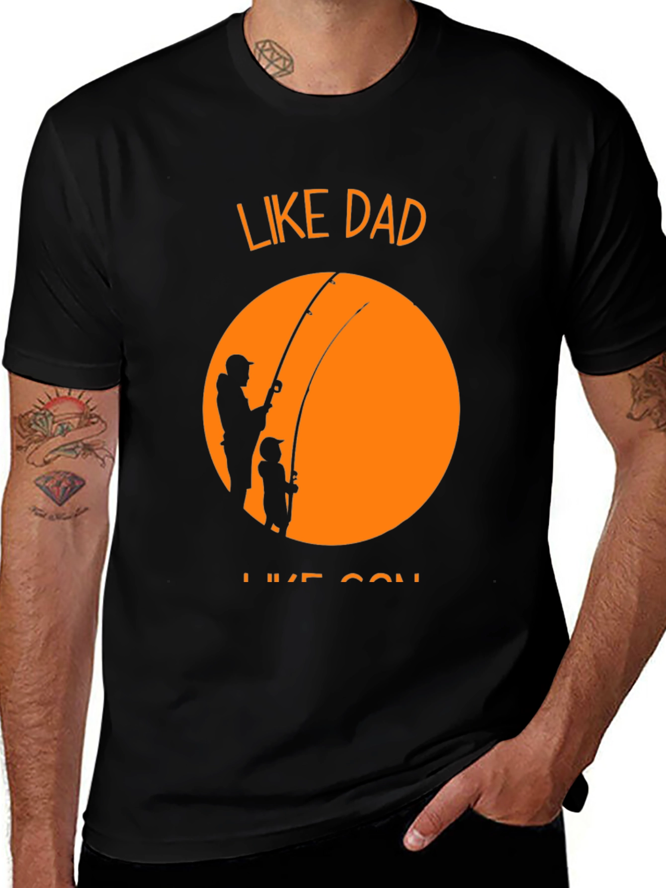 Variant 19 of Like Dad Like Son Fishing T-Shirt