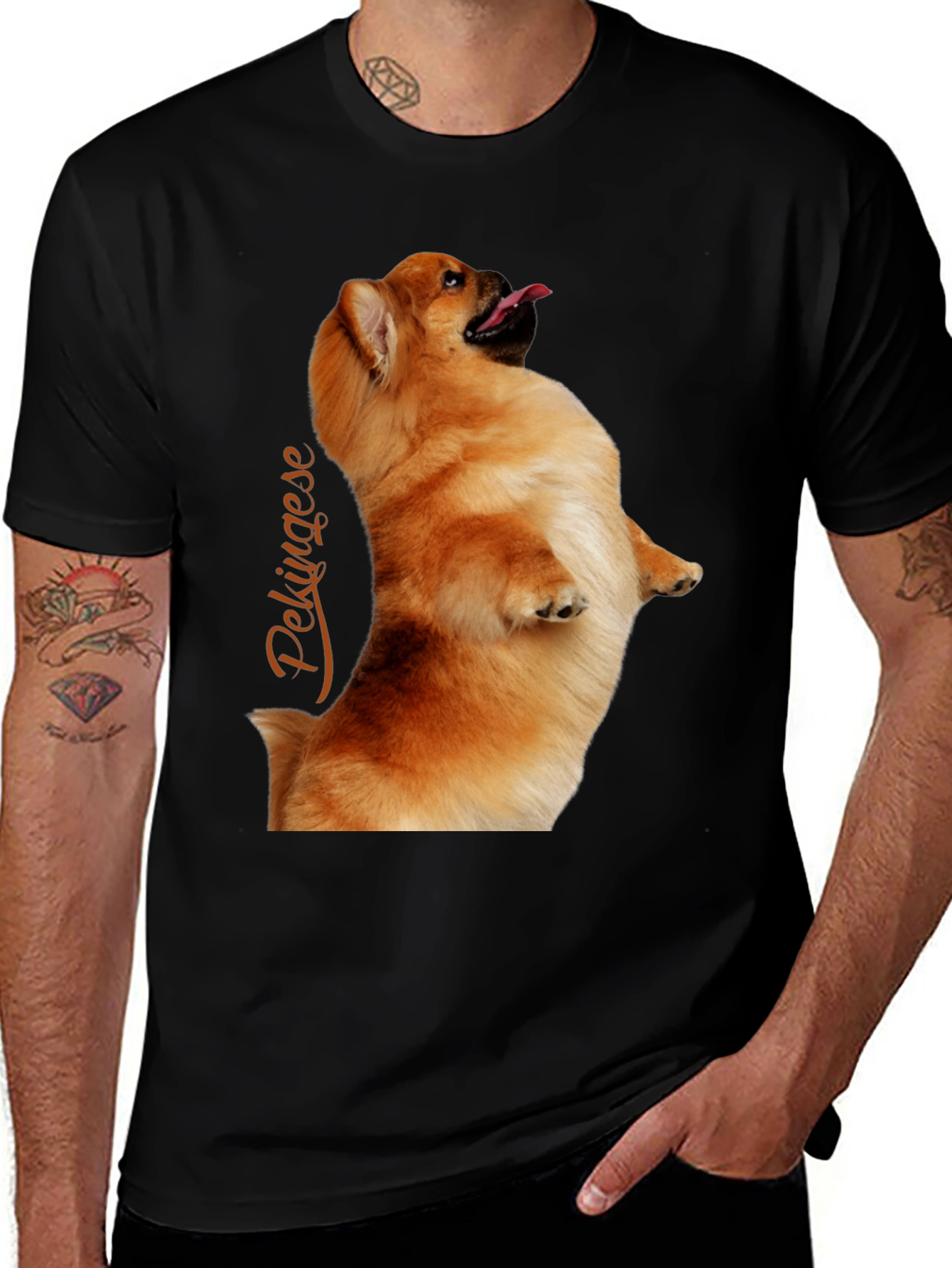 Variant 24 of Pekingese Dog Breed Graphic Tee