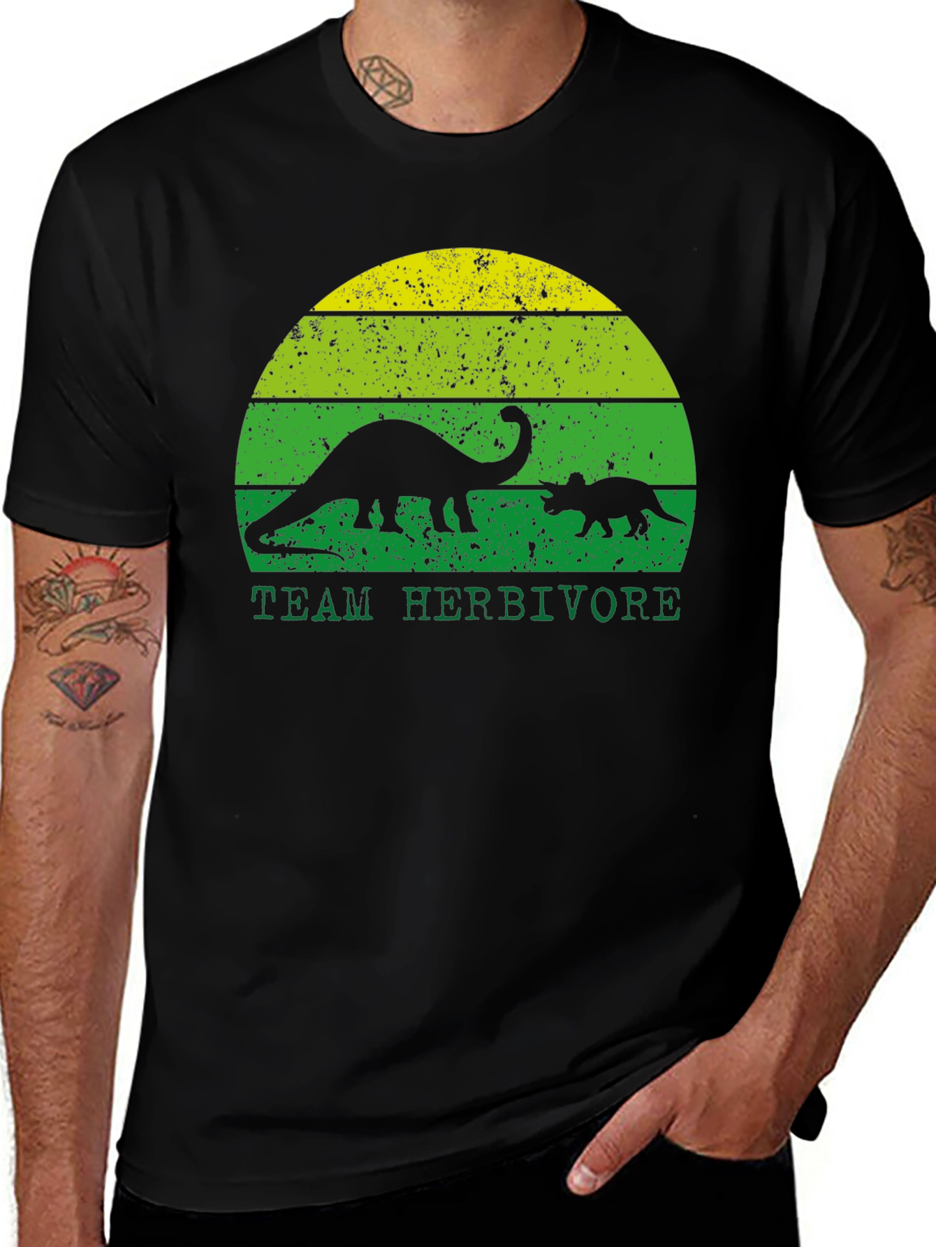 Variant 5 of Team Herbivore T-Shirt - Dinosaur Graphic Tee