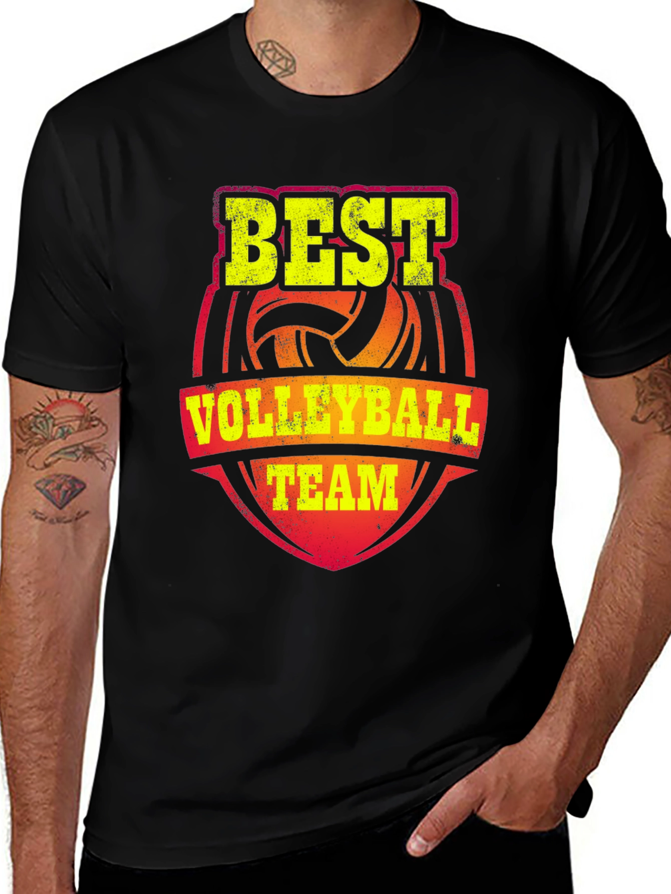 Variant 16 of Best Volleyball Team Graphic T-Shirt