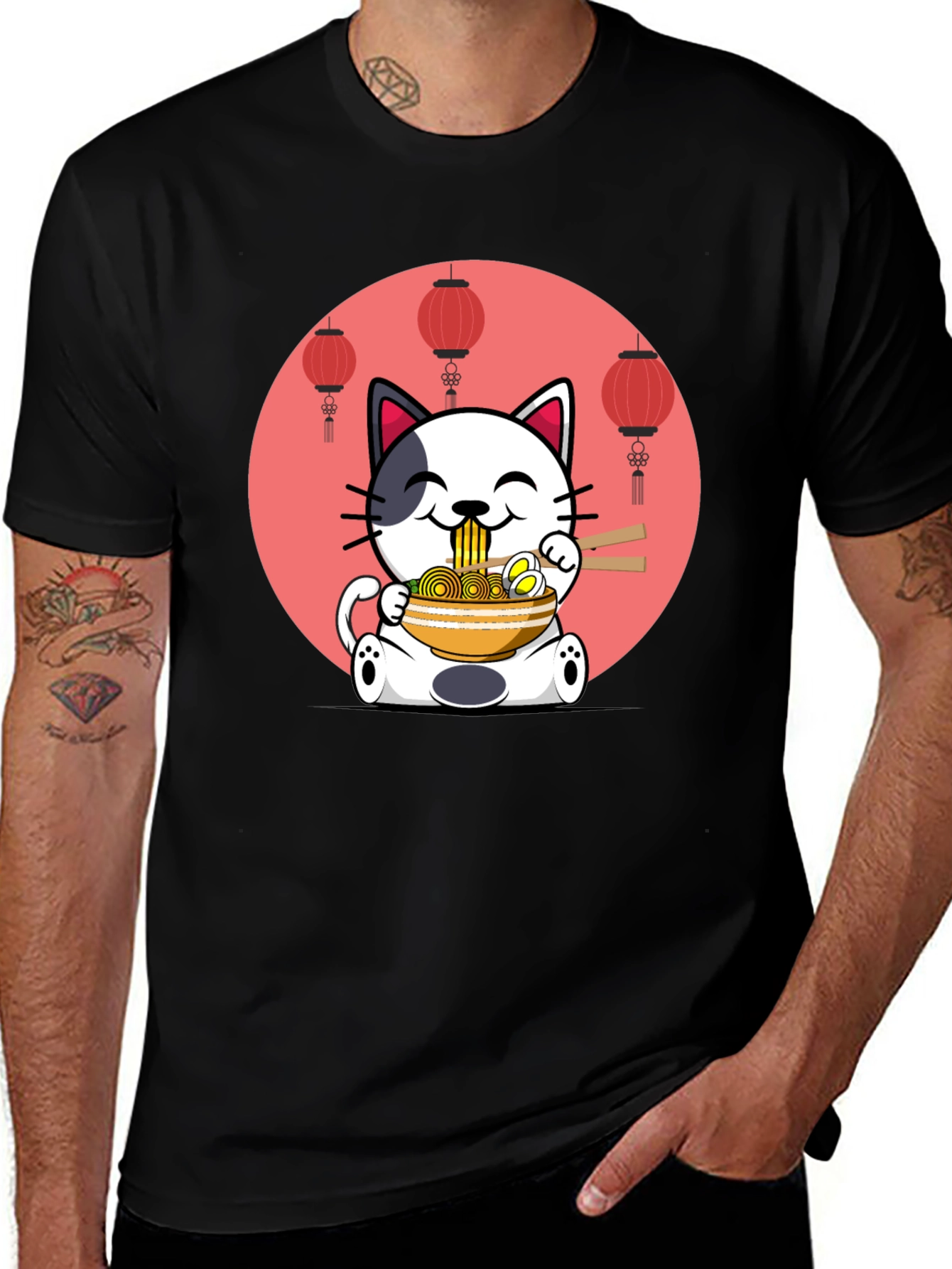 Ramen Cat T-Shirt - Cute & Comfy