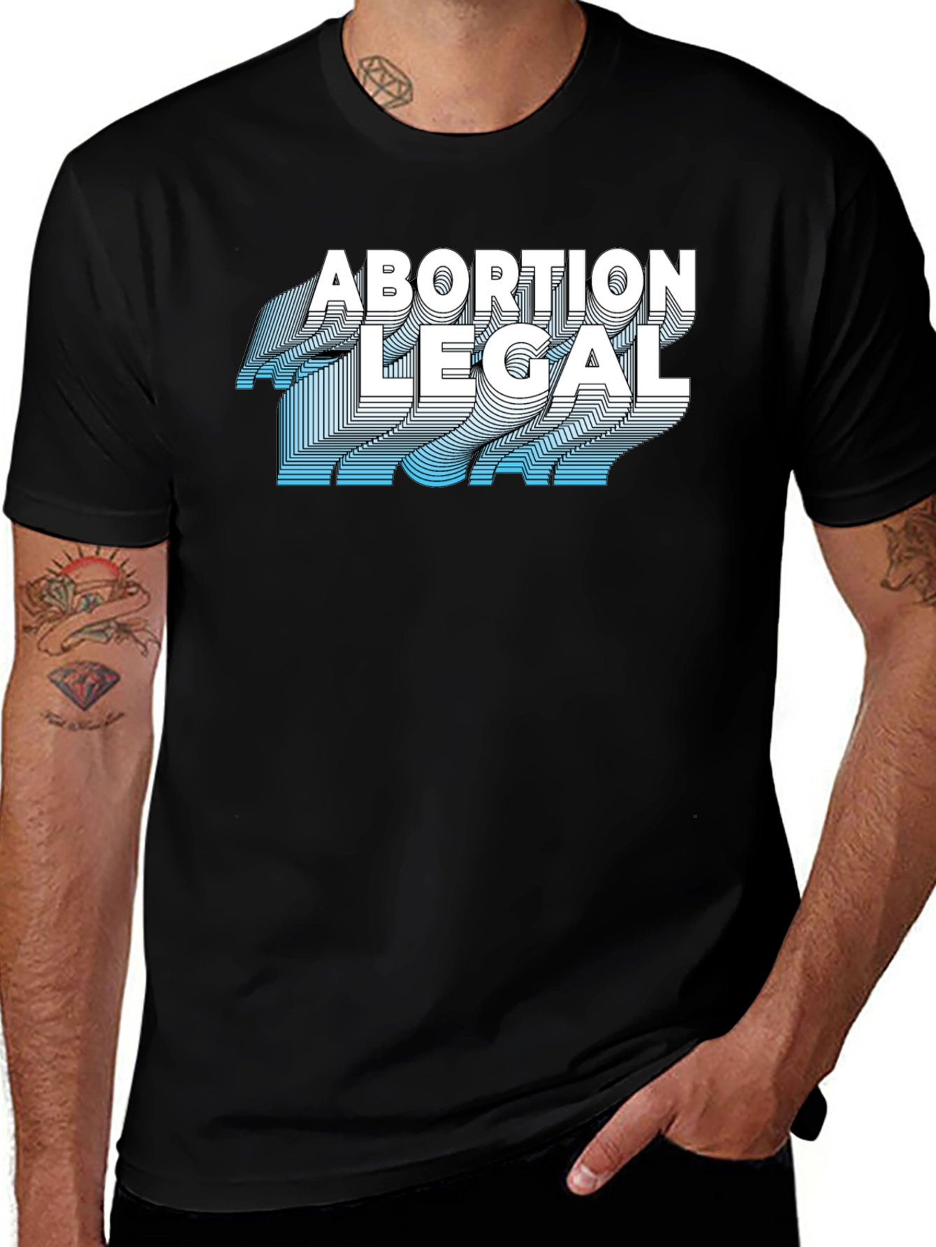 Variant 21 of Abortion is Legal Graphic Tee - Pro Choice Shirt