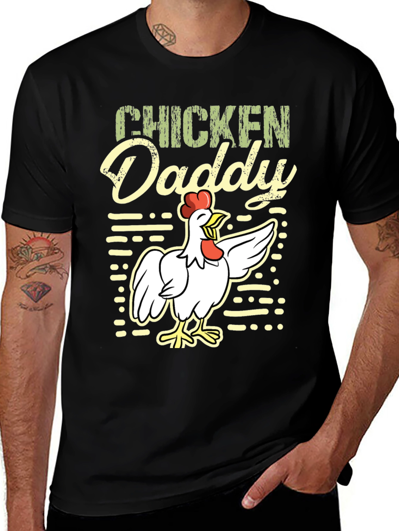 Variant 26 of Chicken Daddy Graphic Tee