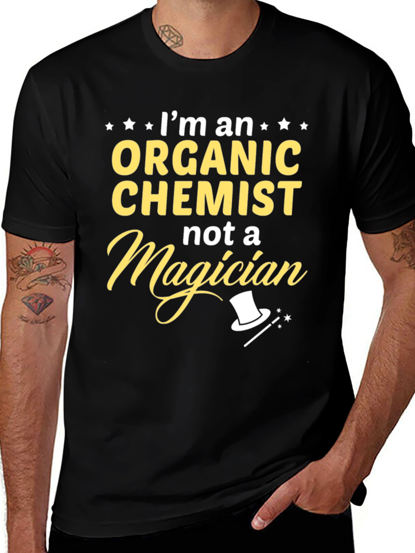 Organic Chemist Not a Magician T-Shirt