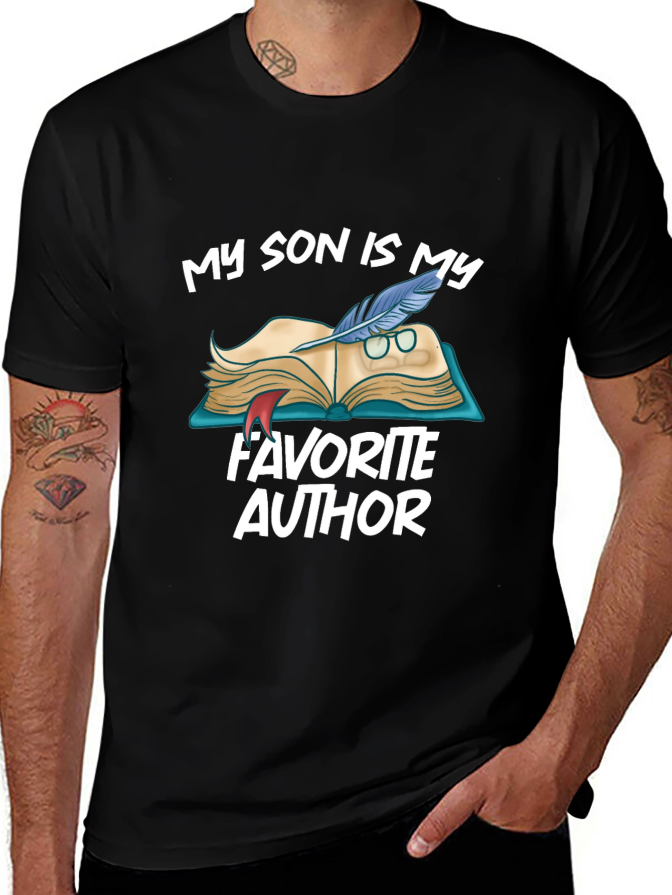 Variant 30 of My Son Is My Favorite Author T-Shirt