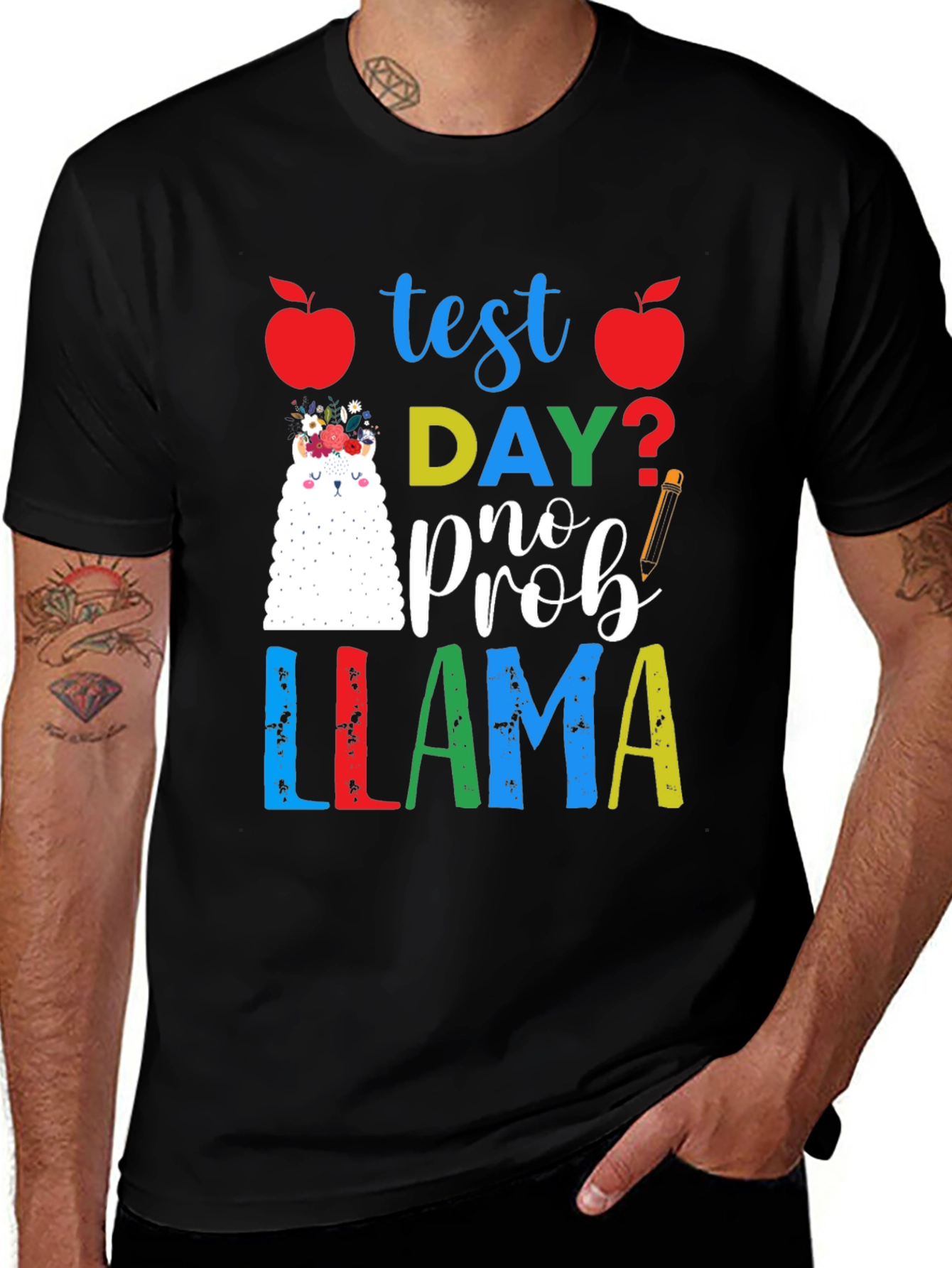 Variant 21 of Test Day? No Prob-Llama T-Shirt