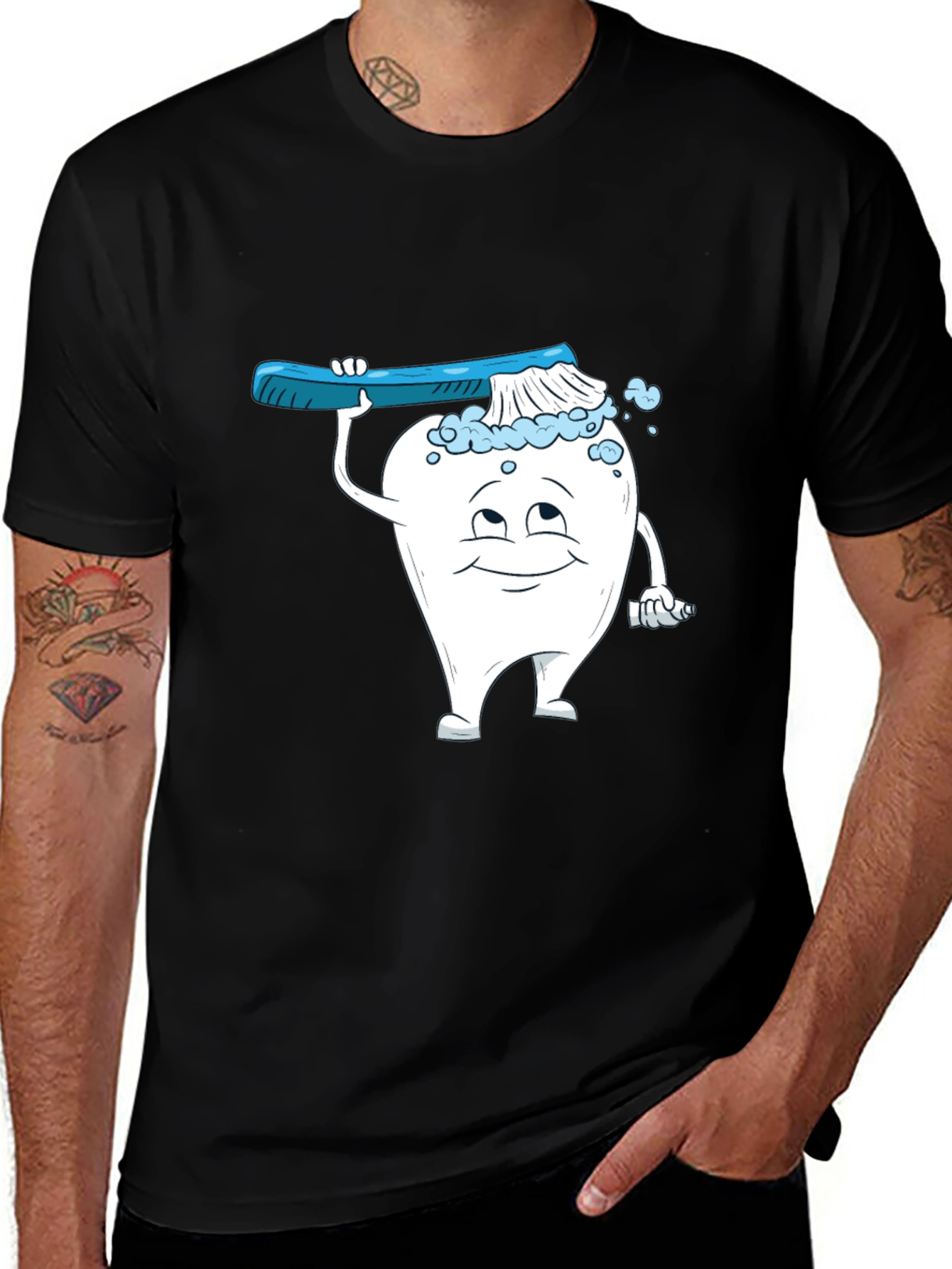 Variant 10 of Funny Toothbrushing T-Shirt