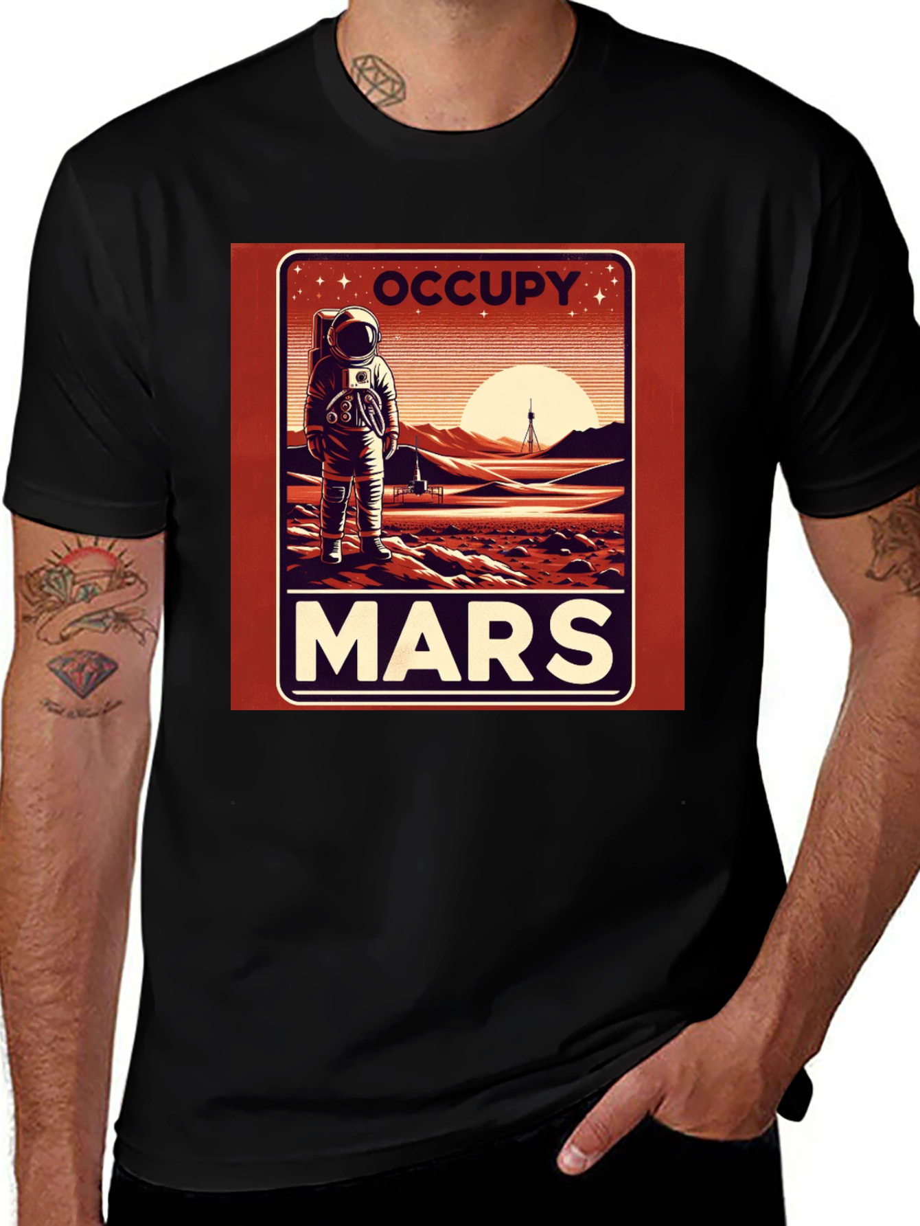 Occupy Mars Graphic T-Shirt