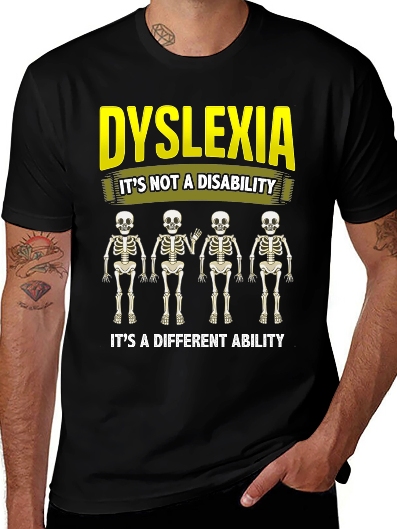 Dyslexia Awareness T-Shirt: Different Ability