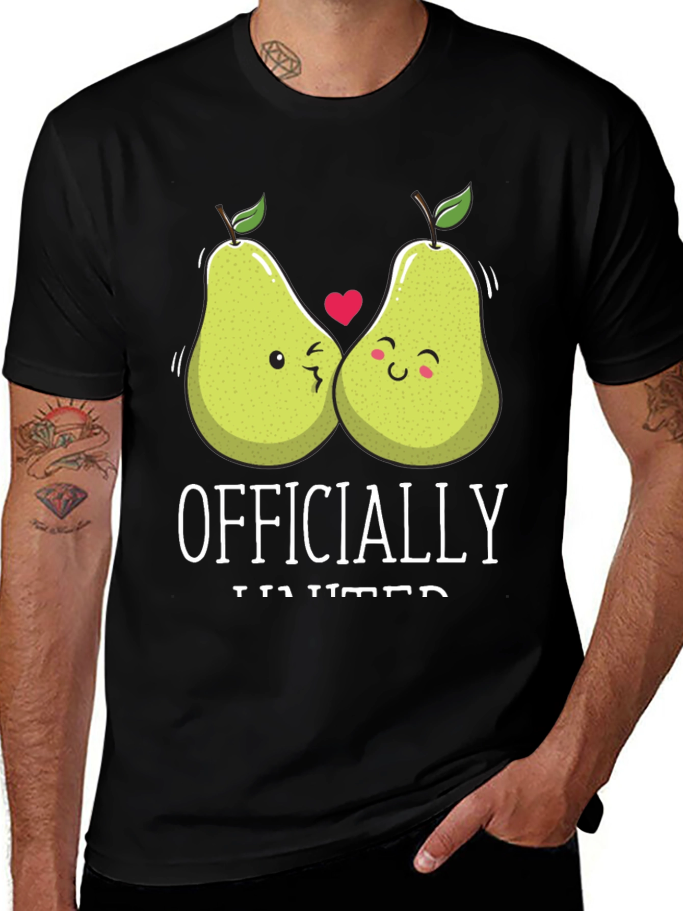Officially Paired Cute Fruit Pun T-Shirt
