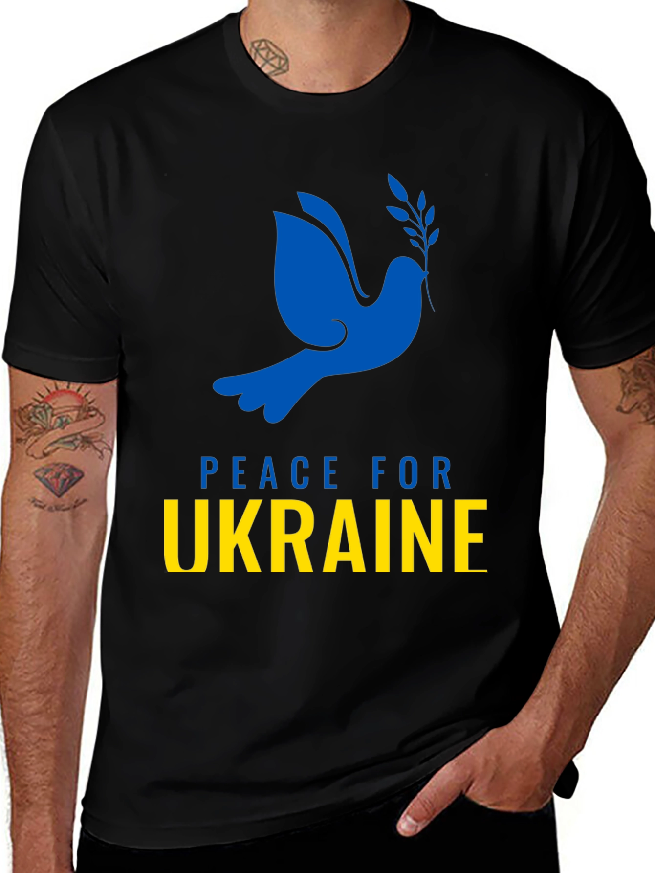 Peace for Ukraine Dove T-Shirt