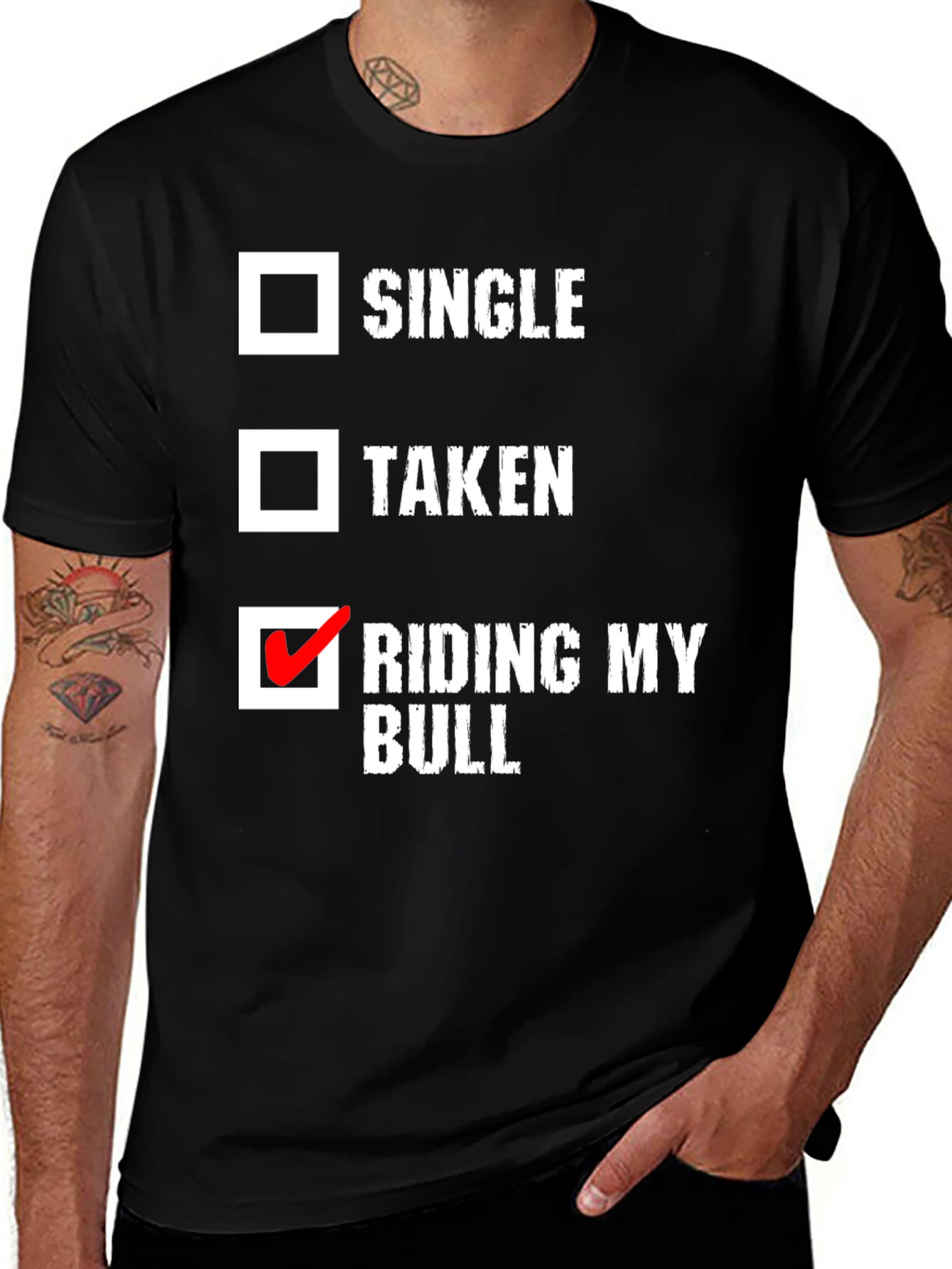 Variant 3 of Riding My Bull Novelty T-Shirt