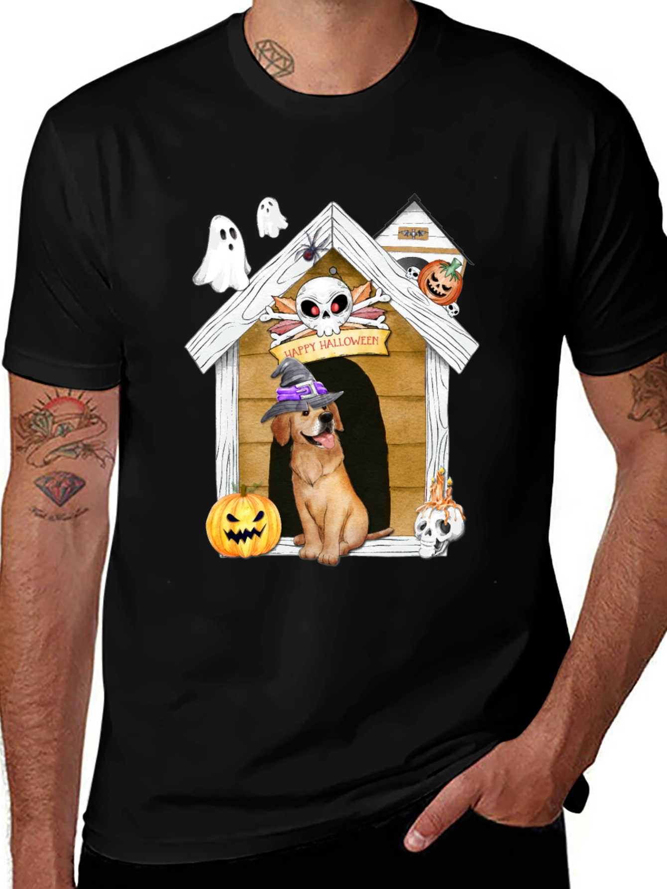 Variant 12 of Halloween Dog T-Shirt