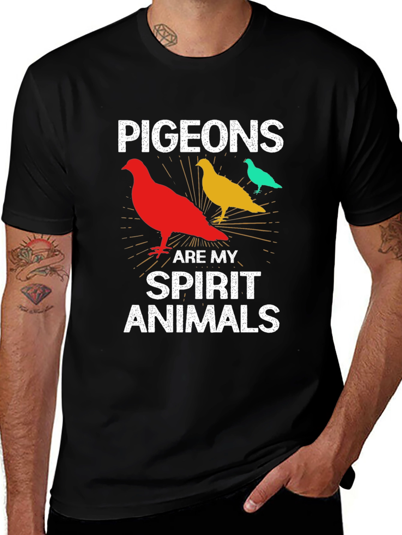 Variant 27 of Pigeons Are My Spirit Animals Graphic T-Shirt