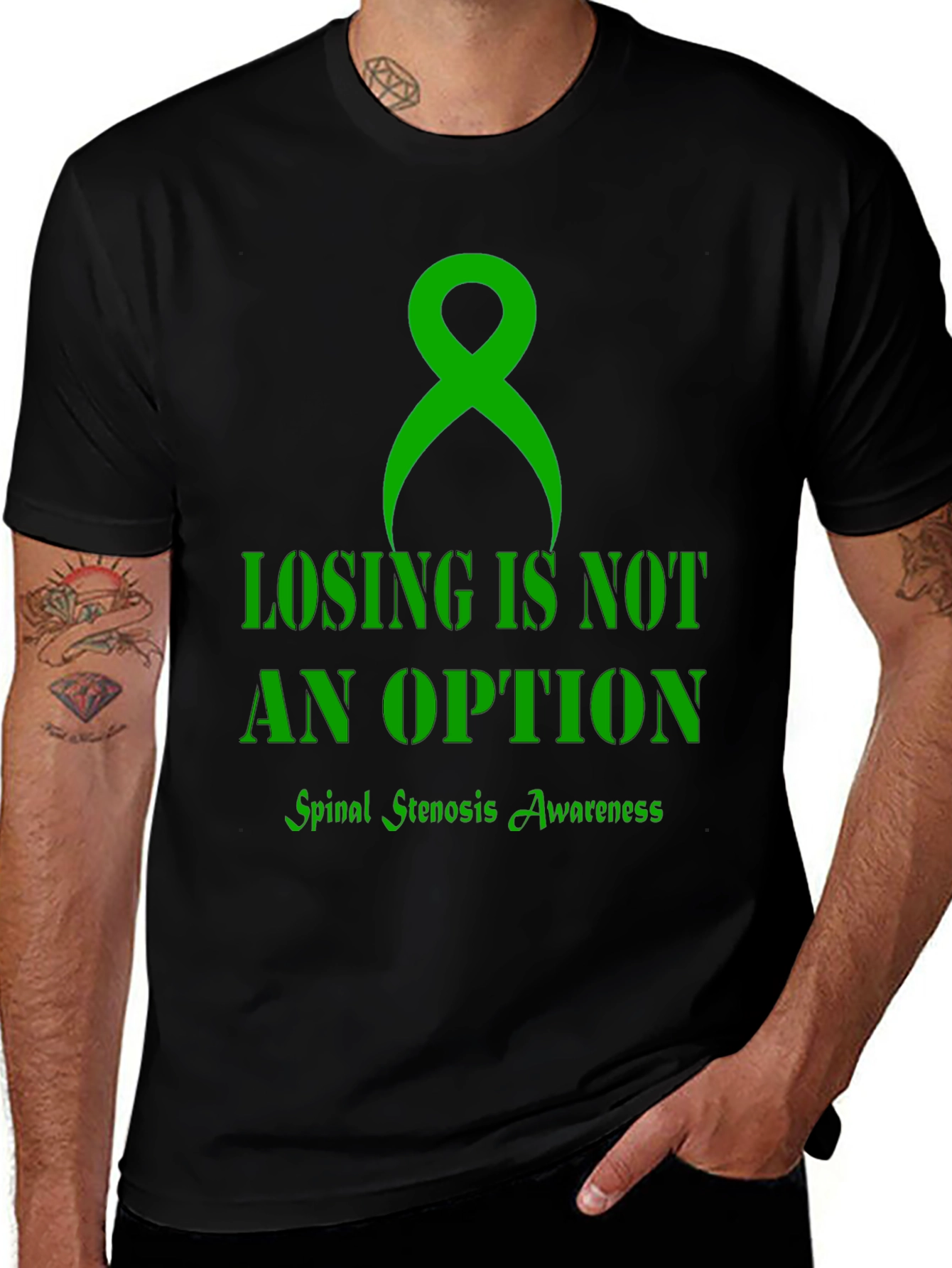 Variant 20 of Spinal Stenosis Awareness T-Shirt