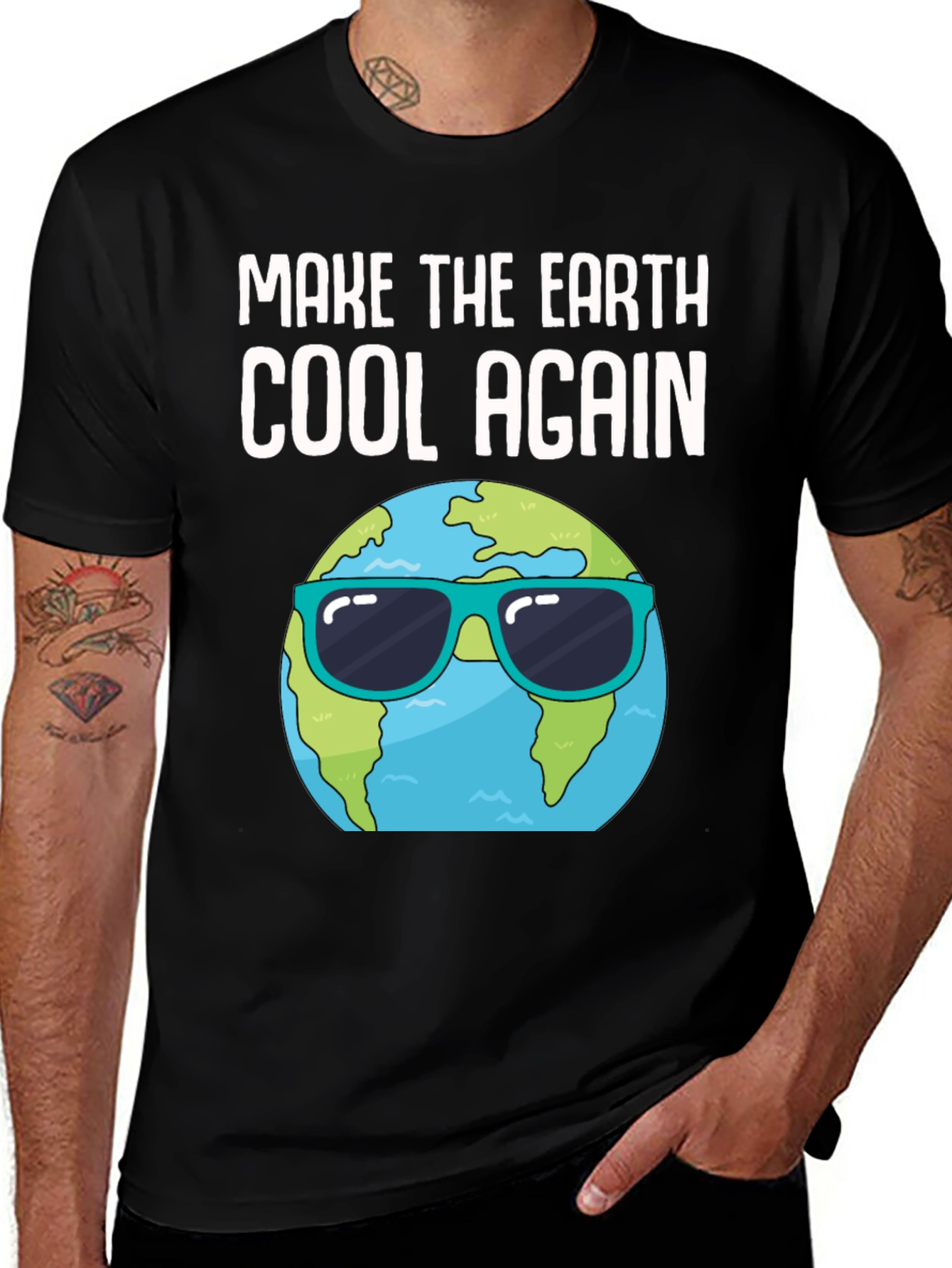 Cool Earth Graphic Tee - Climate Change Awareness