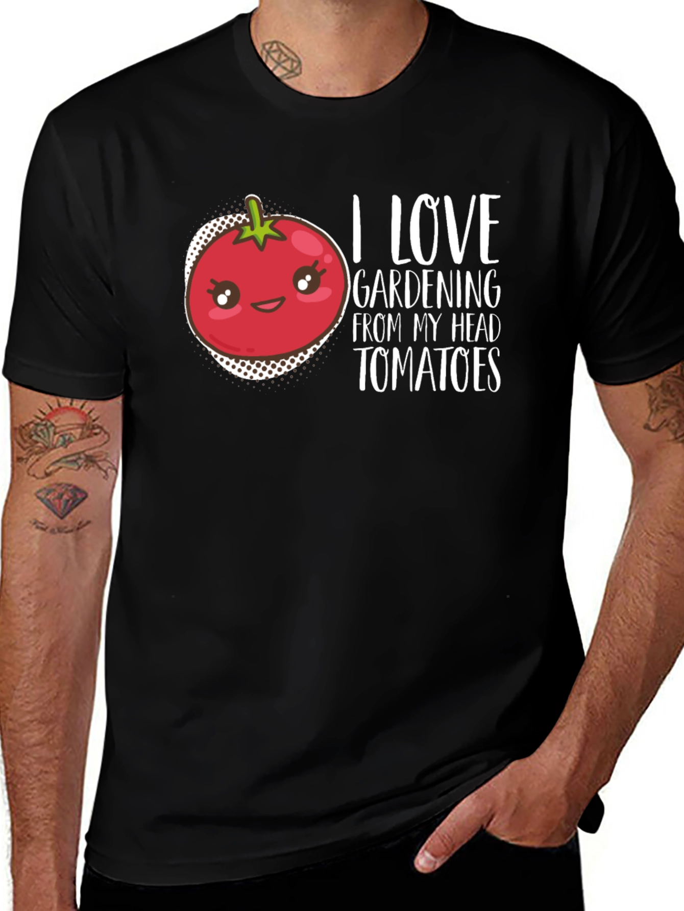 Variant 20 of I Love Gardening From My Head Tomatoes T-Shirt