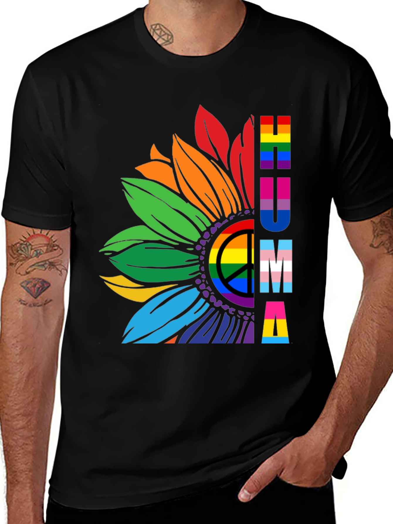 Pride Sunflower T-Shirt - LGBTQ+ Support