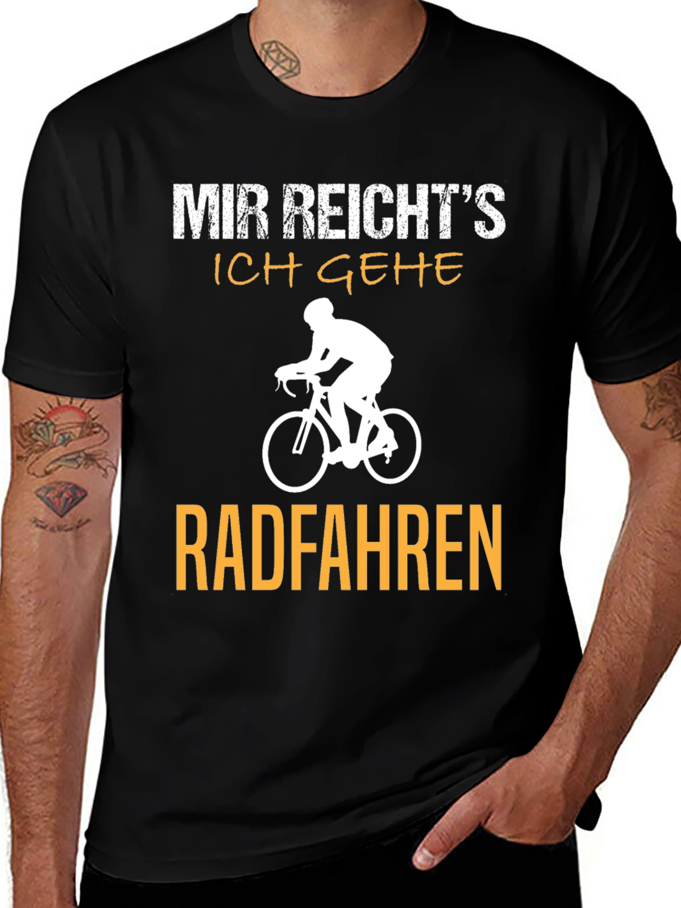 Variant 5 of Mir Reicht's Radfahren T-Shirt