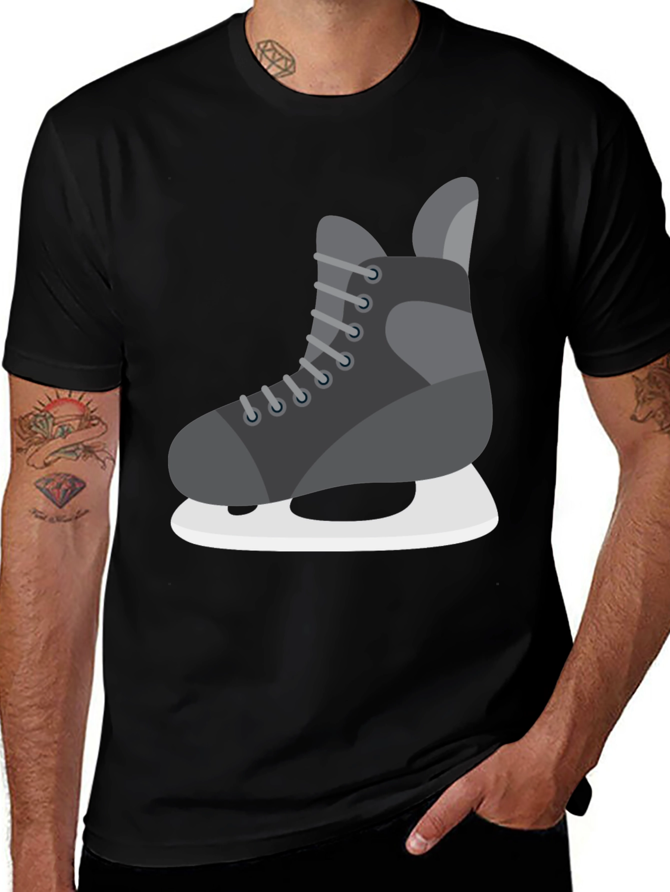 Variant 25 of Ice Skate Graphic Tee - Stylish & Comfortable