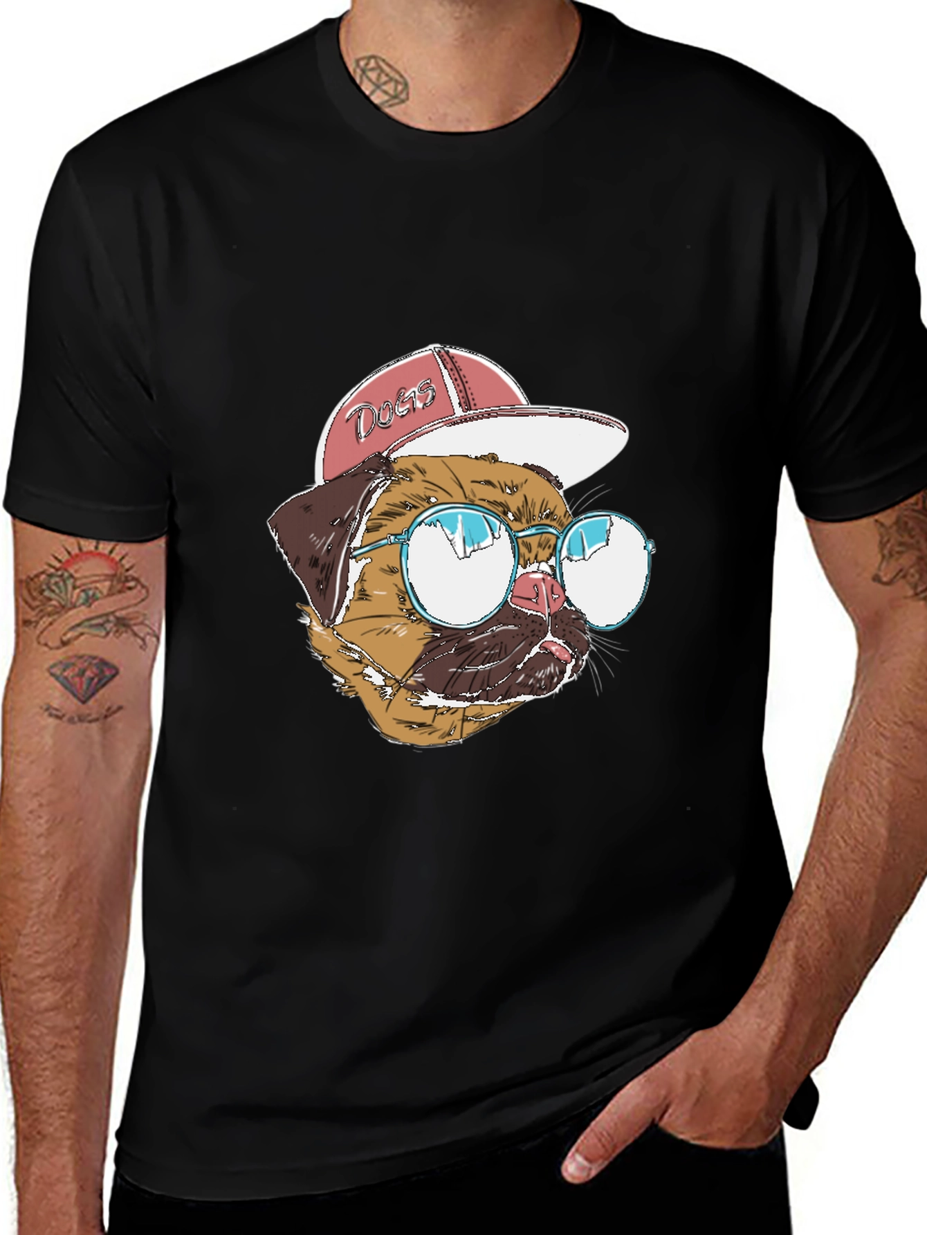 Variant 7 of Cool Dog T-Shirt - Graphic Tee