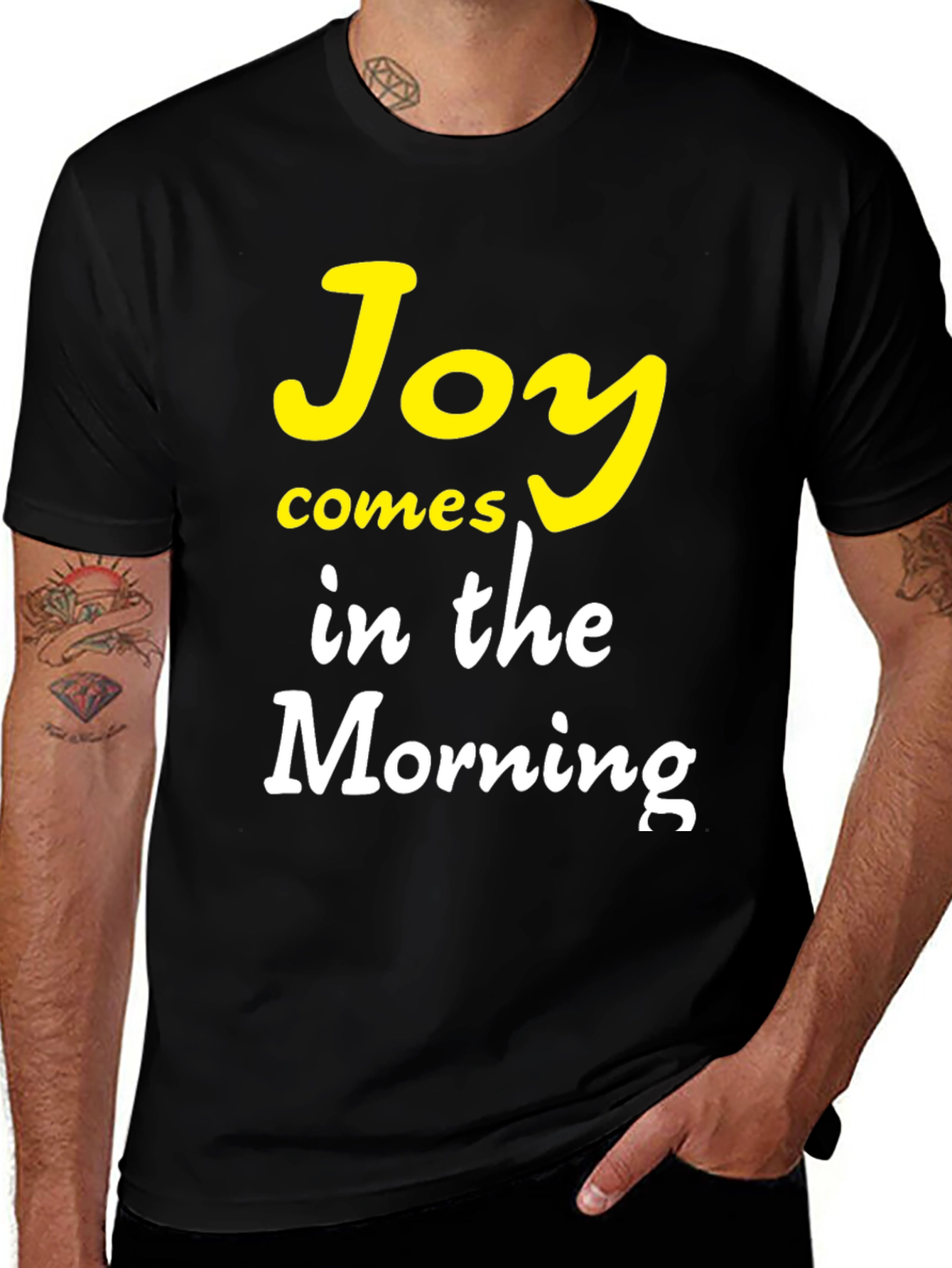Variant 25 of Joy Comes in the Morning Graphic T-Shirt