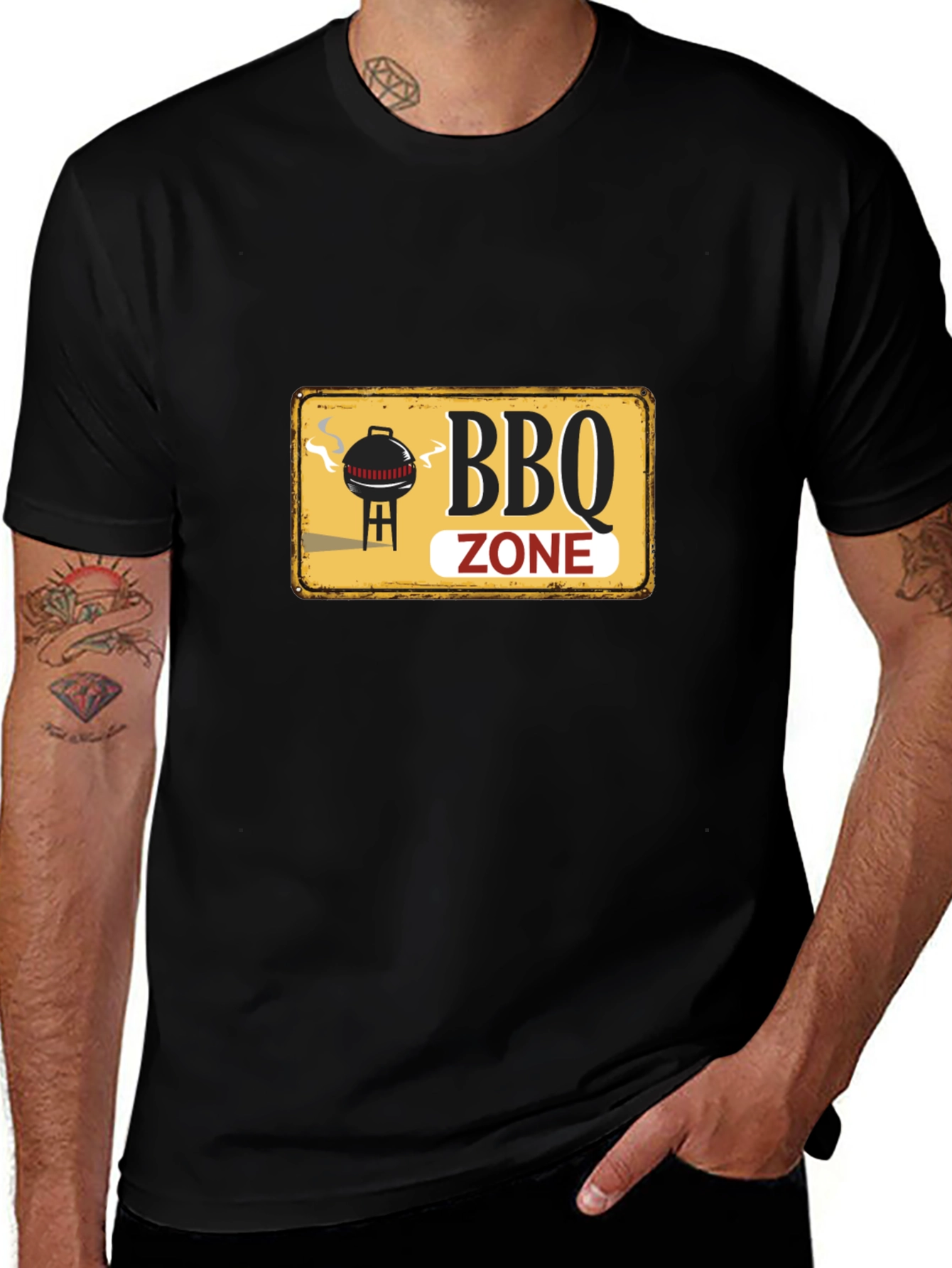 BBQ Zone Graphic T-Shirt - Grill Master Tee