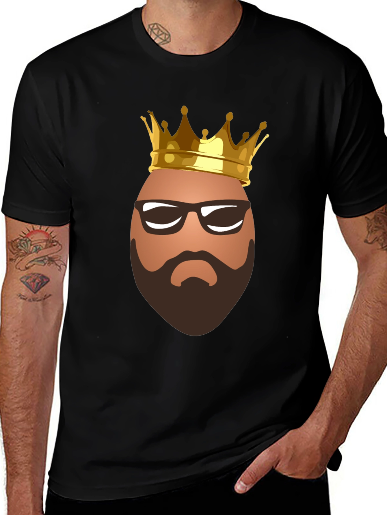 Variant 13 of King Egg T-Shirt - Funny Graphic Tee
