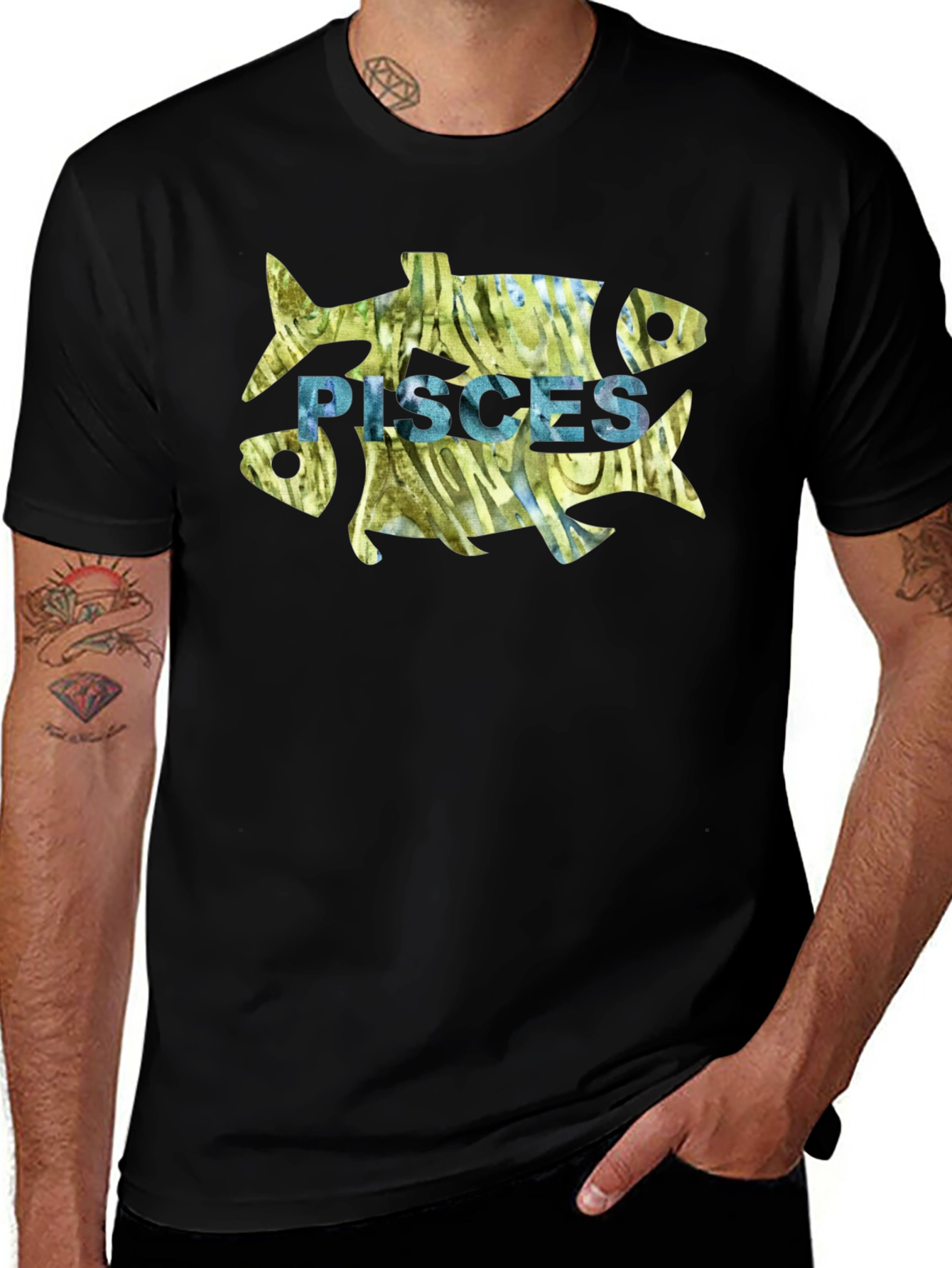 Variant 18 of Pisces Zodiac Sign Graphic T-Shirt