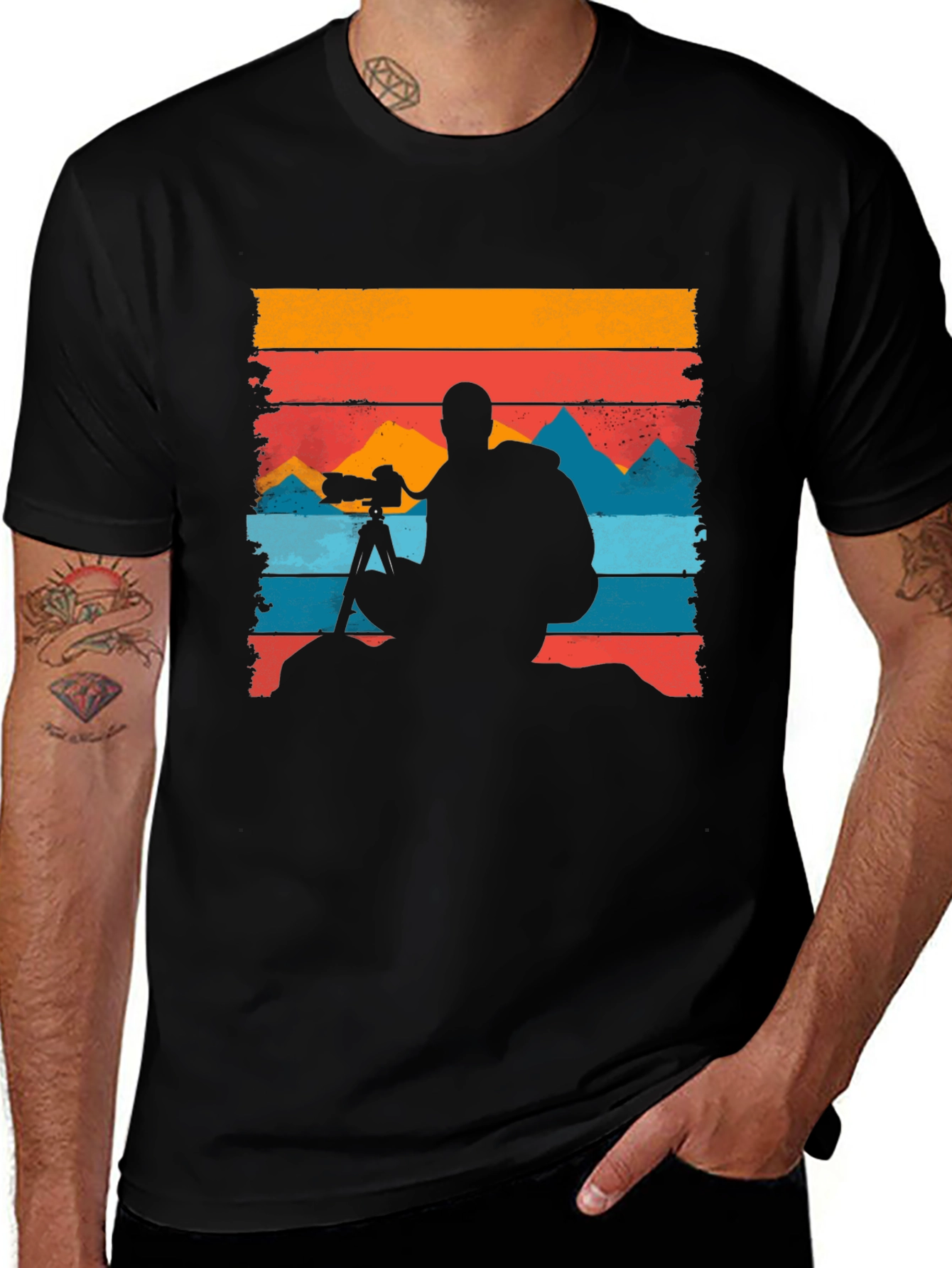 Variant 8 of Photographer Silhouette Graphic Tee - Adventure Ready