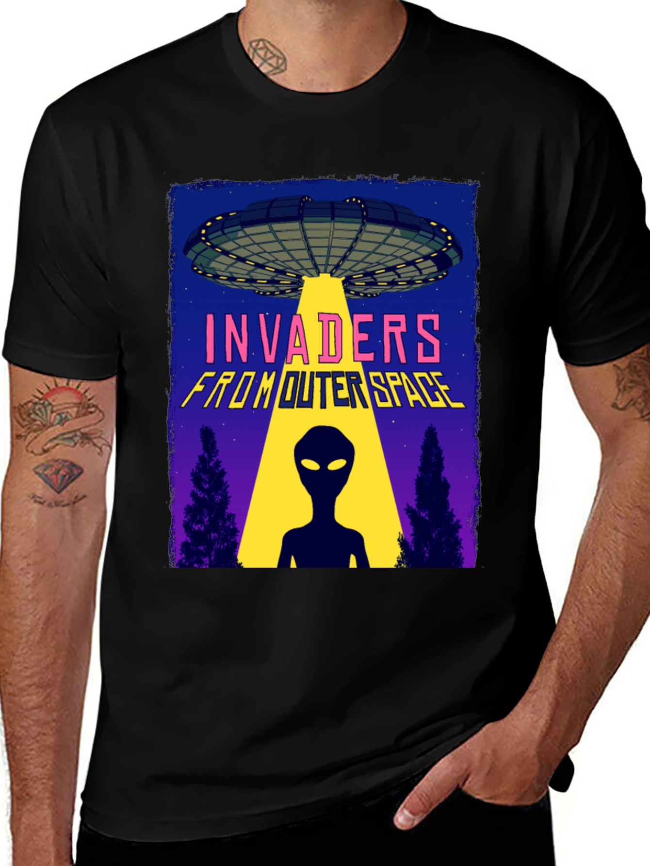 Variant 5 of Invaders From Outer Space Graphic Tee
