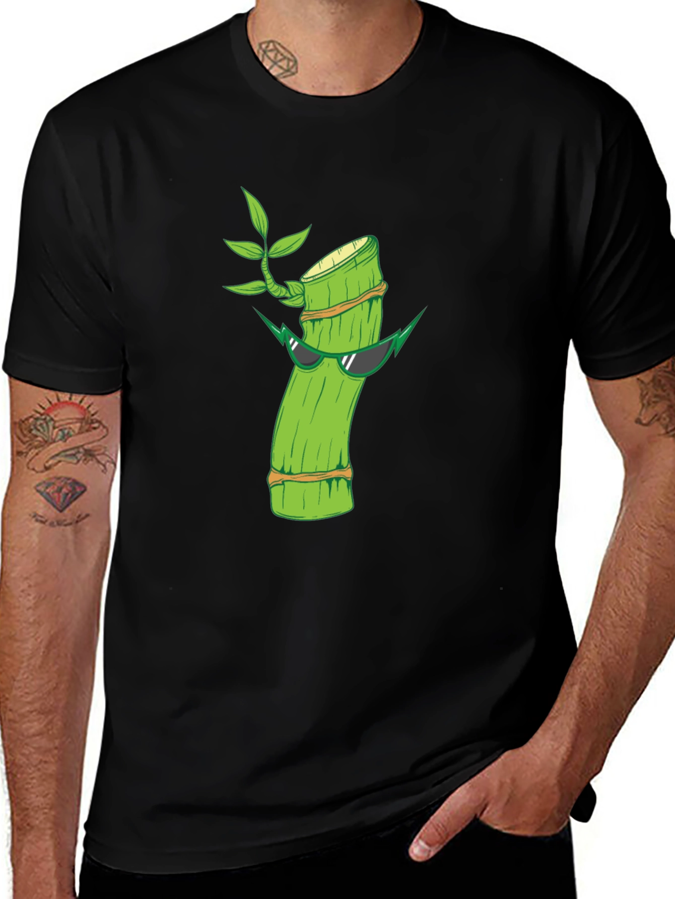 Variant 26 of Cool Bamboo Graphic T-Shirt