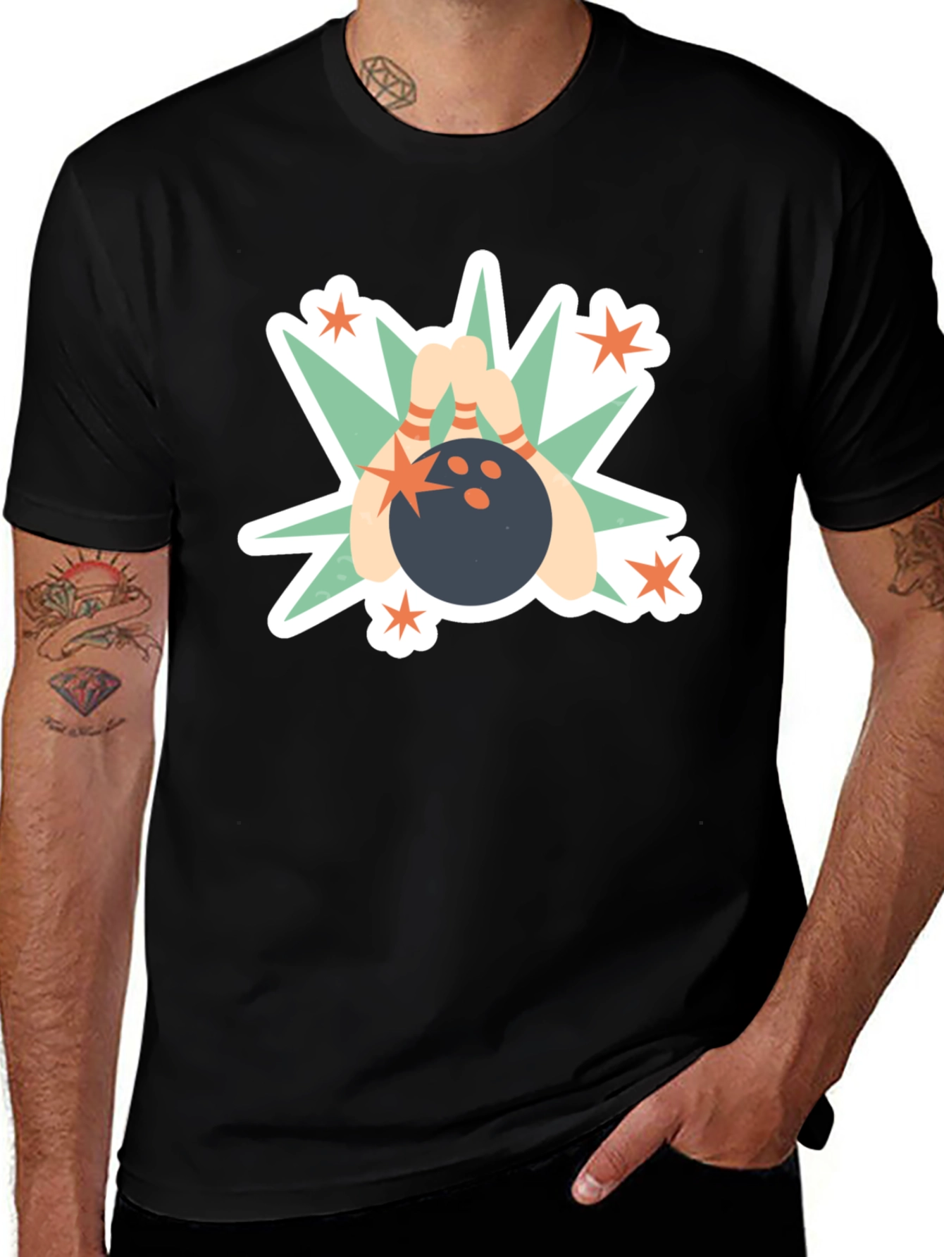 Variant 11 of Bowling Strike Graphic T-Shirt
