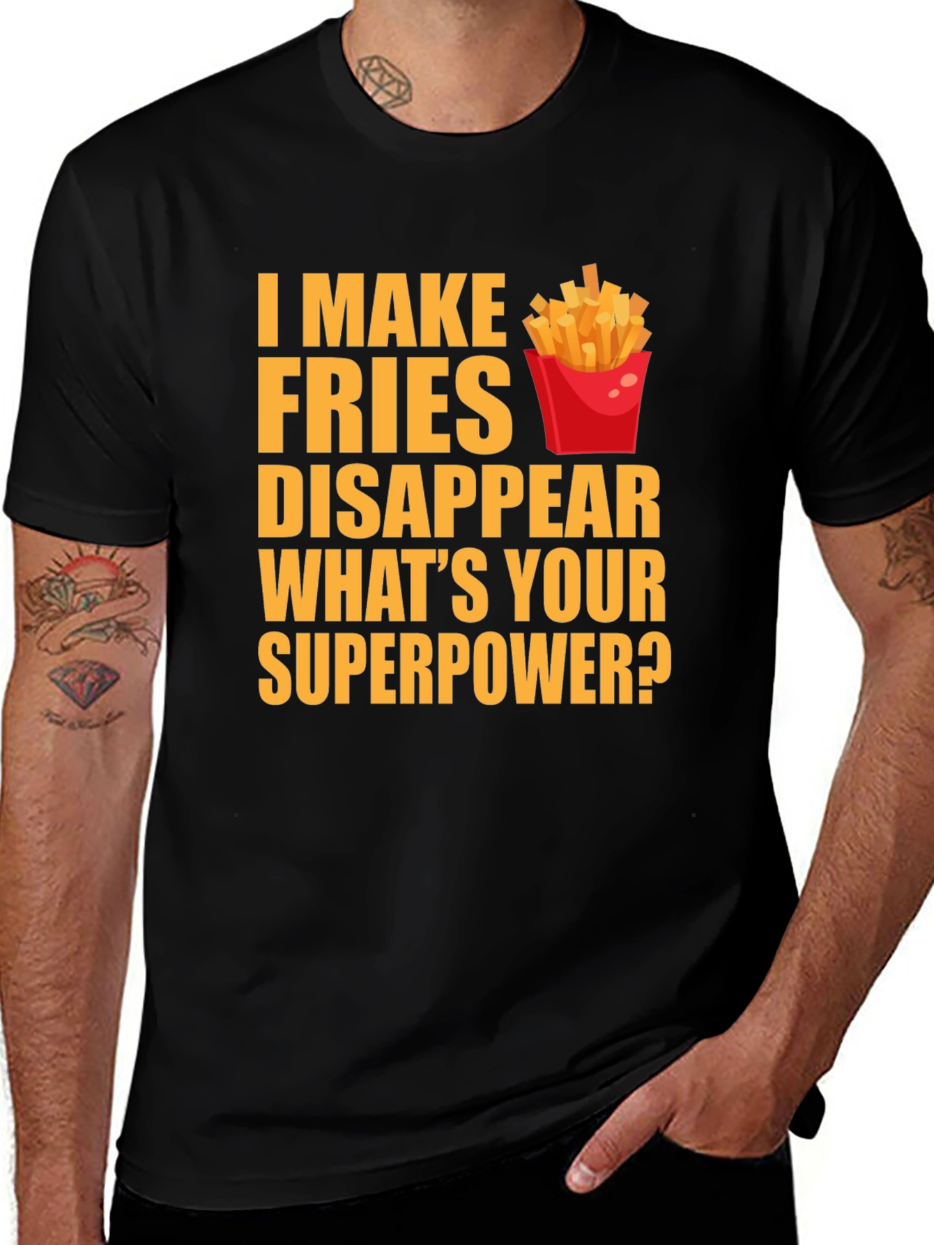 Variant 28 of Fries Superpower T-Shirt