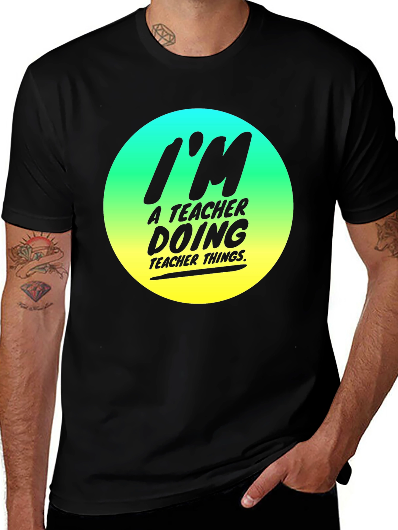 Variant 7 of Teacher Things Graphic T-Shirt