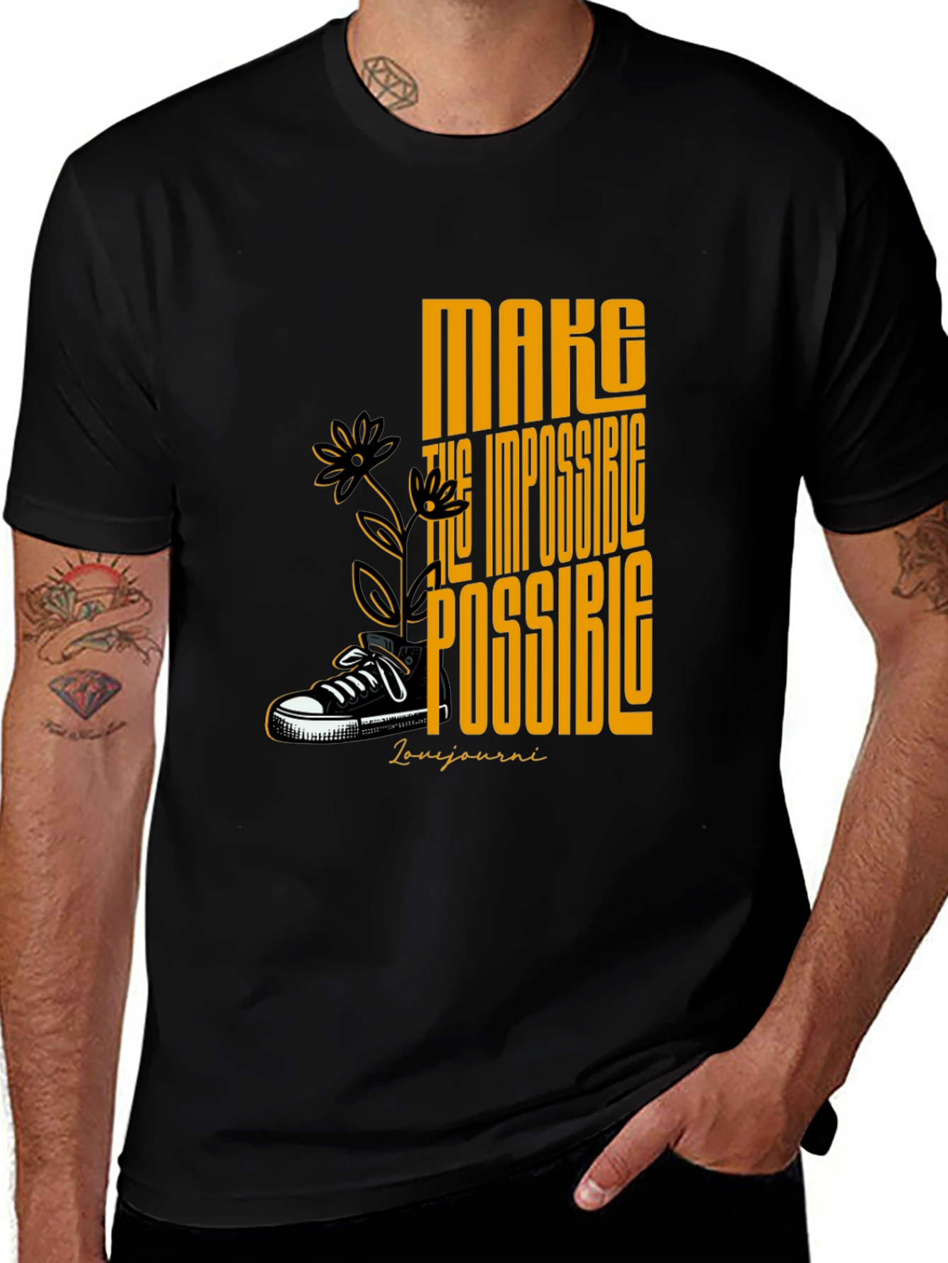 Variant 16 of Make The Impossible Possible Graphic Tee