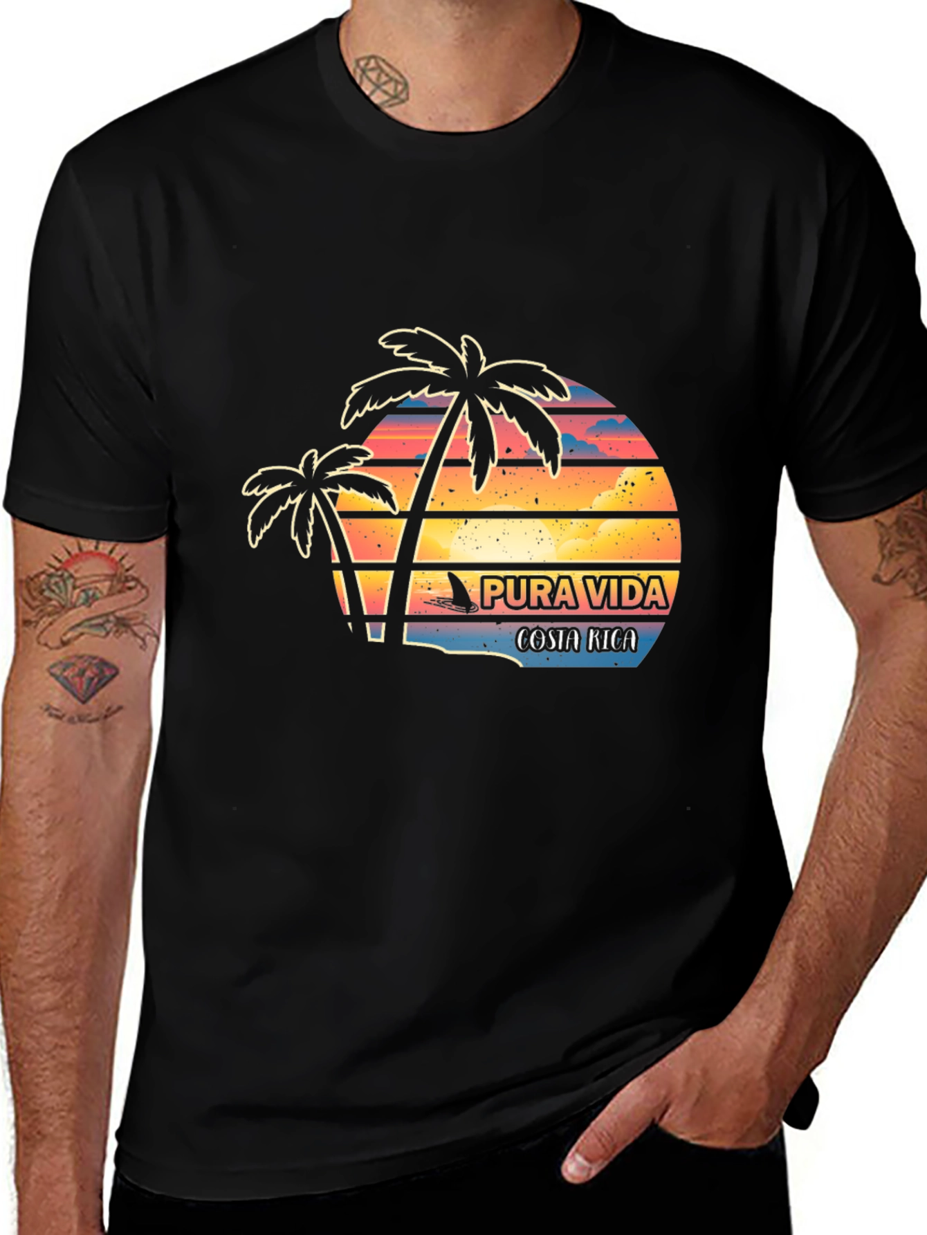 Variant 27 of Pura Vida Costa Rica Graphic T-Shirt
