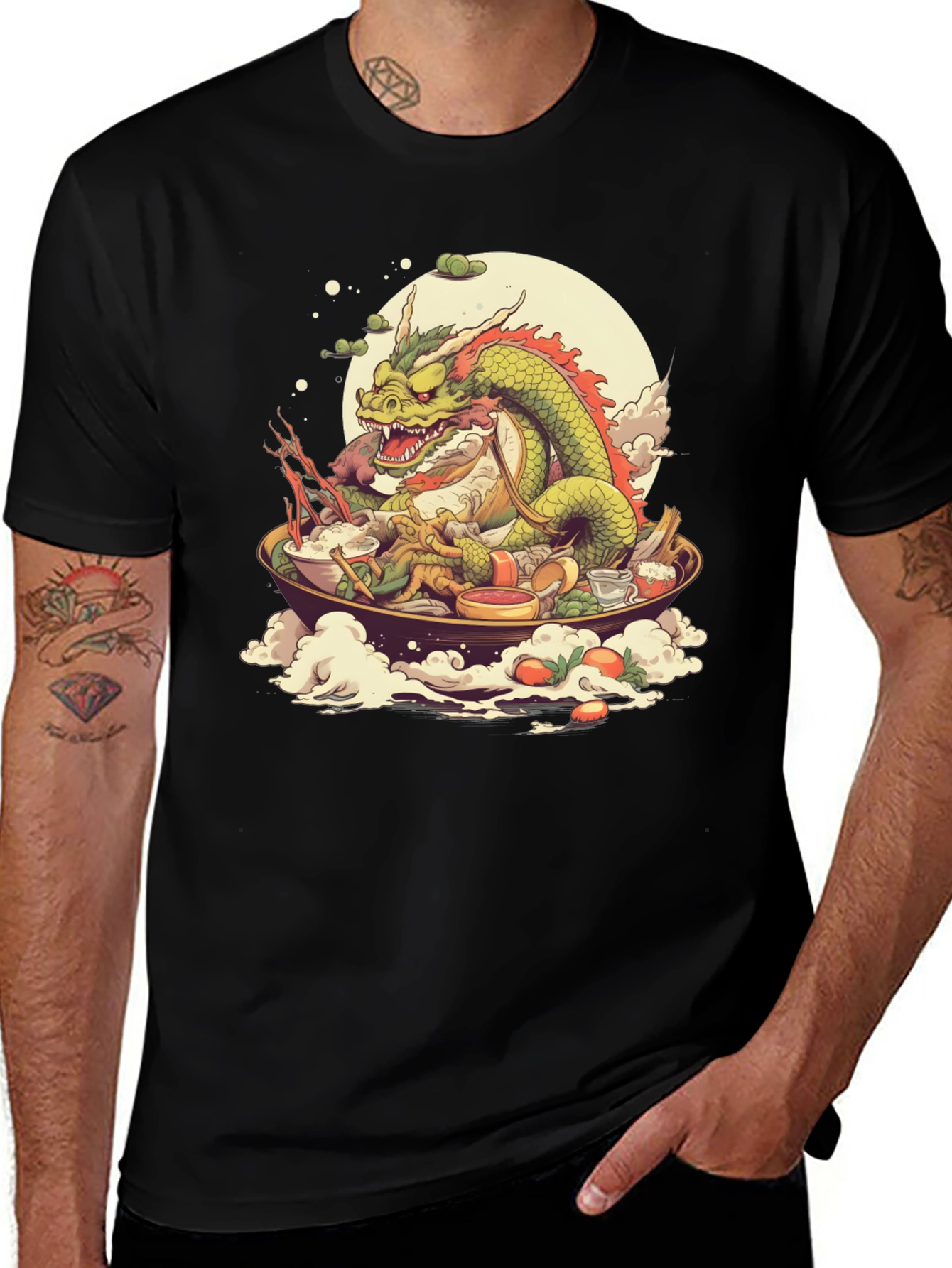 Variant 11 of Dragon Ramen Graphic Tee