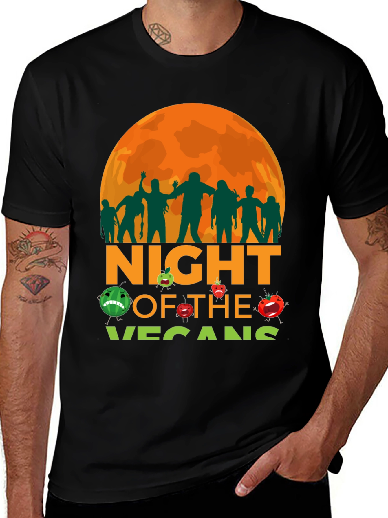 Variant 29 of Night of the Vegans T-Shirt