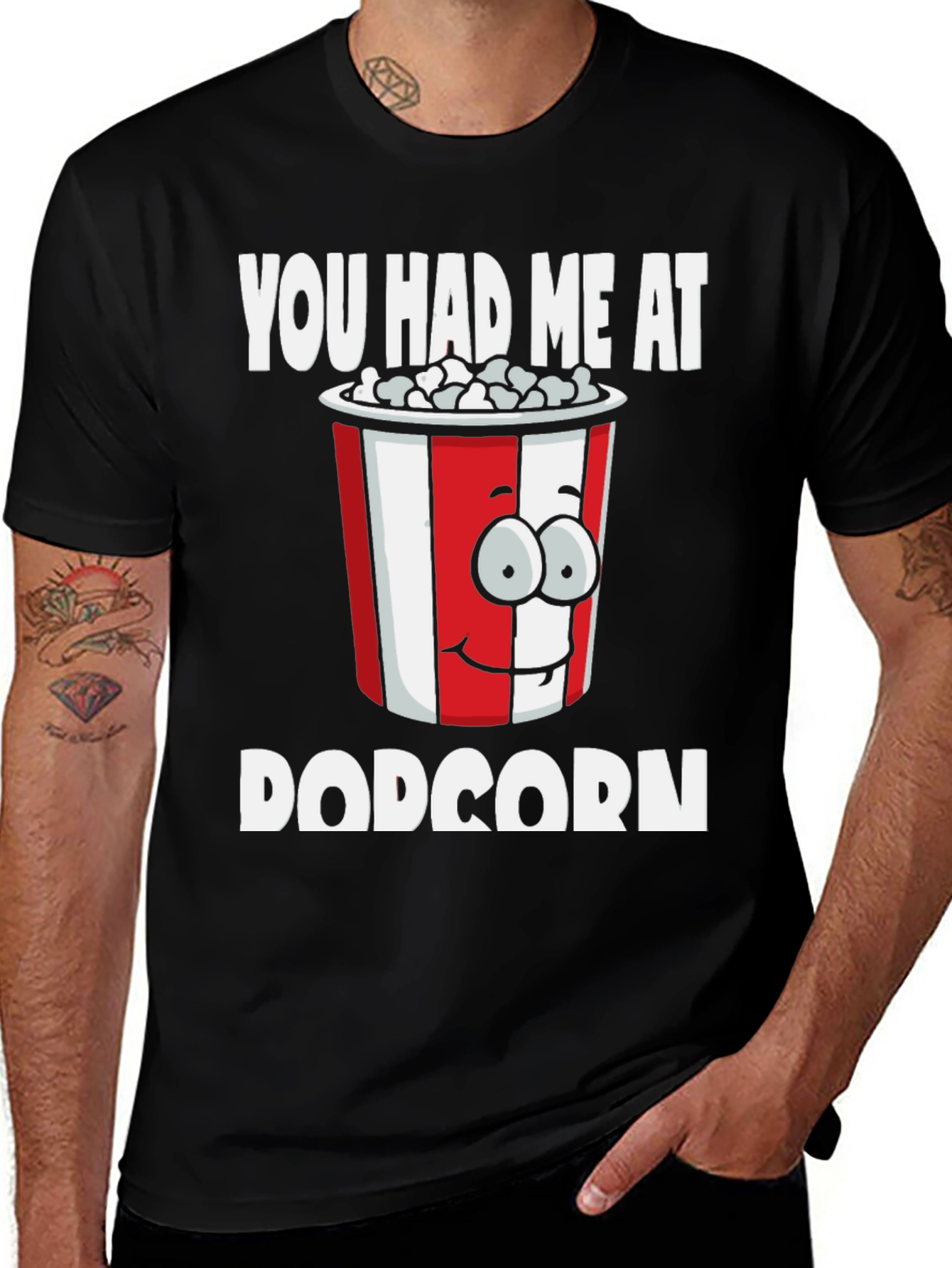 Variant 22 of You Had Me At Popcorn T-Shirt
