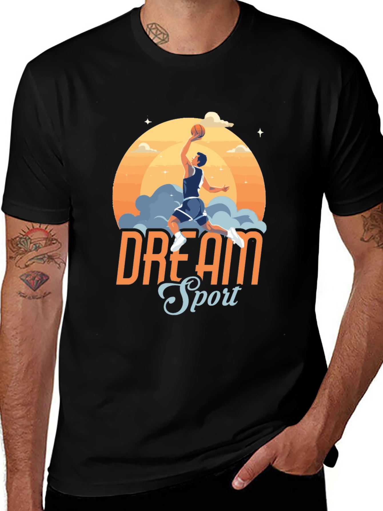 Variant 19 of Dream Sport Basketball Graphic T-Shirt