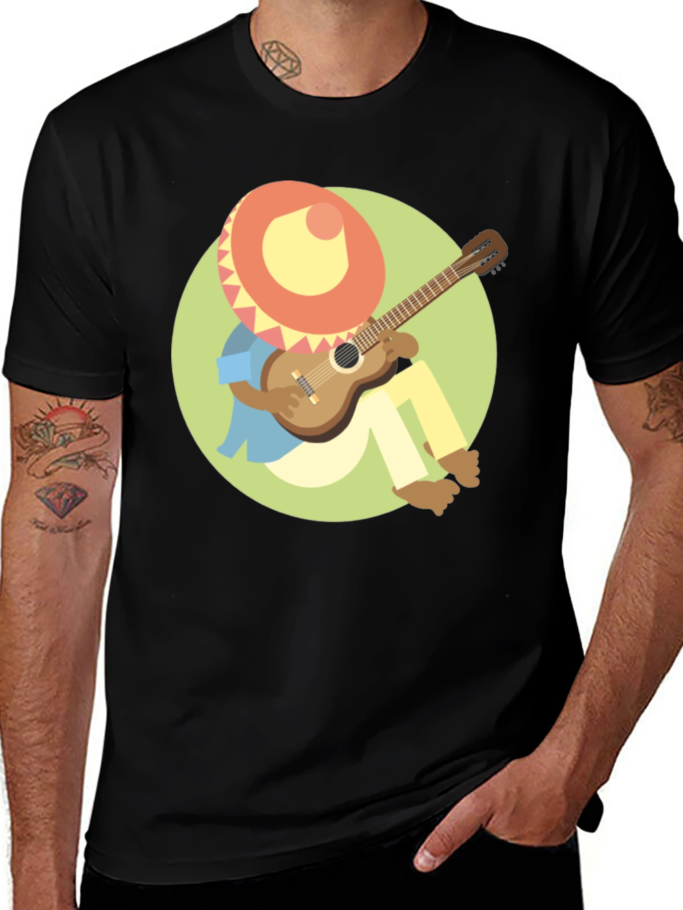 Variant 28 of Mariachi Cartoon Graphic T-Shirt