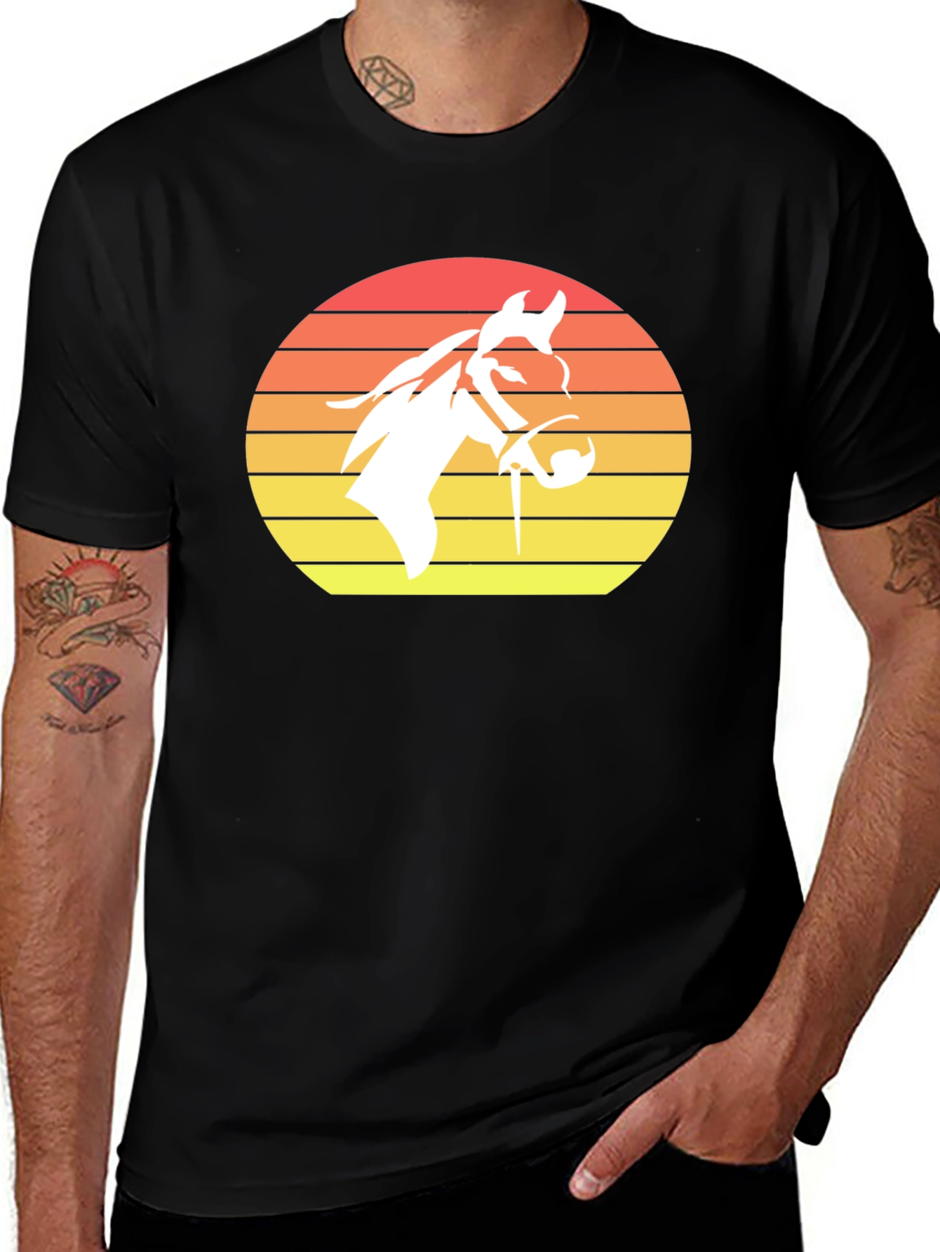 Sunset Joker T-Shirt - Unique Graphic Tee