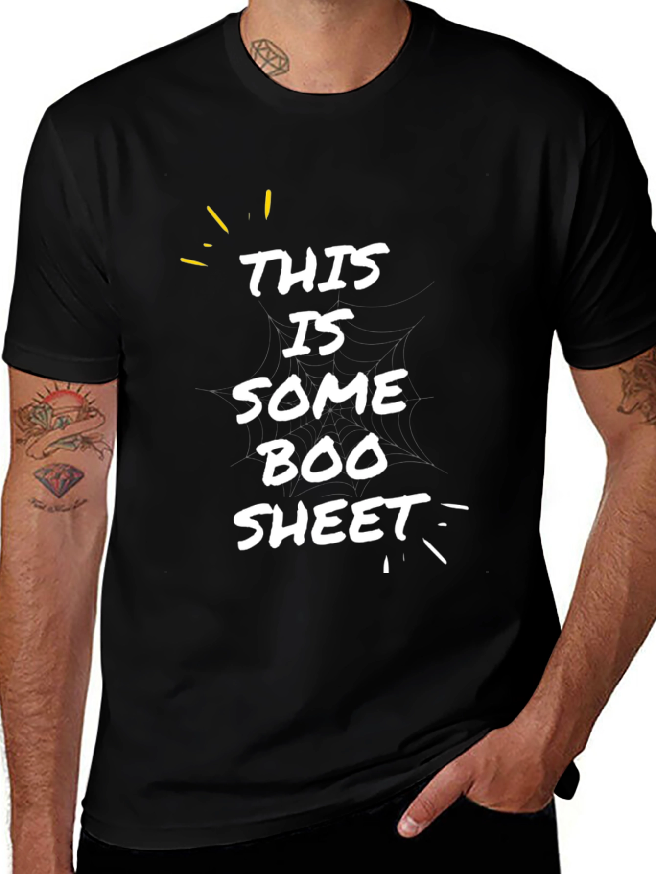 Variant 9 of Boo Sheet Graphic Tee - Funny Casual T-Shirt