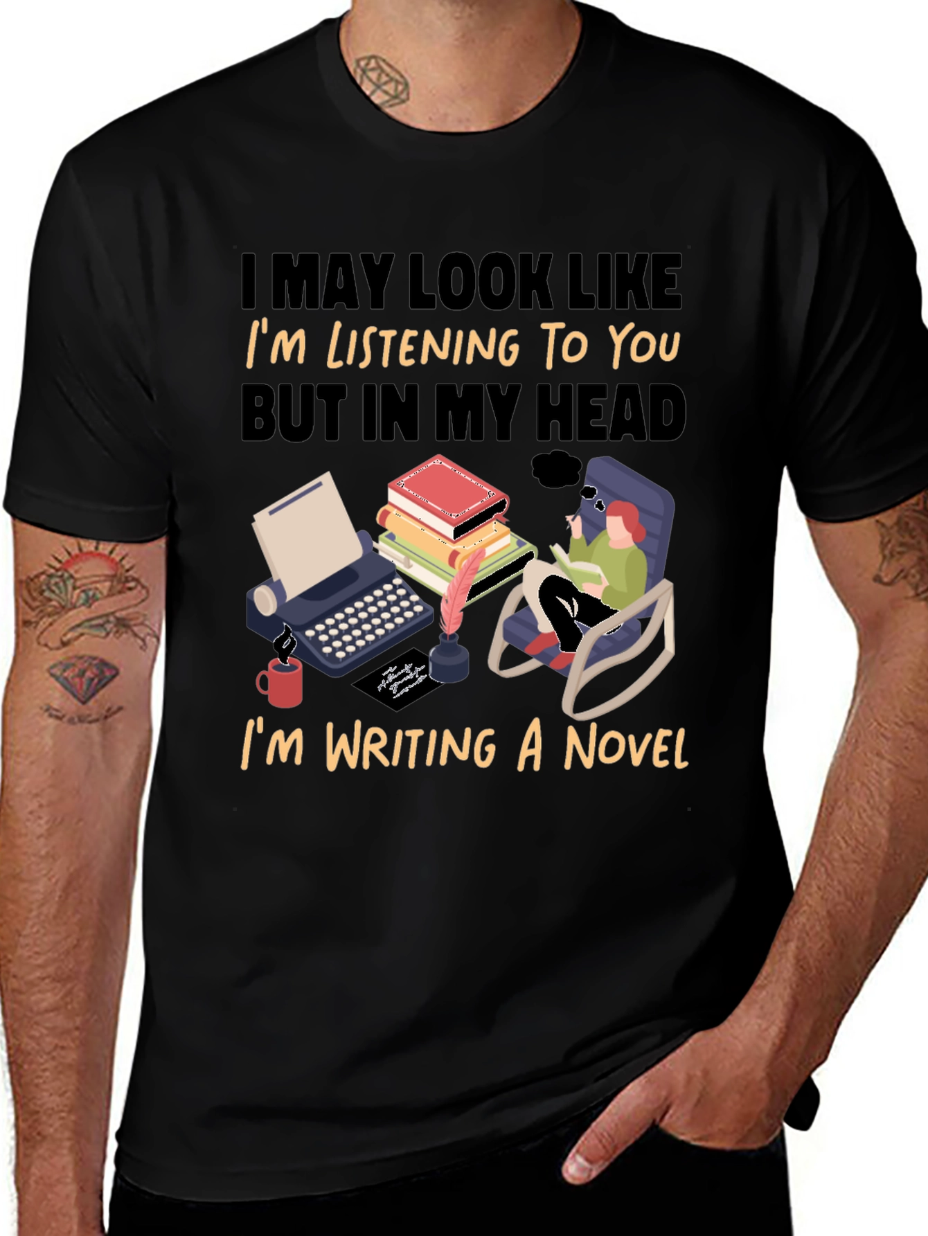Variant 24 of Writer Novelist Funny T-Shirt
