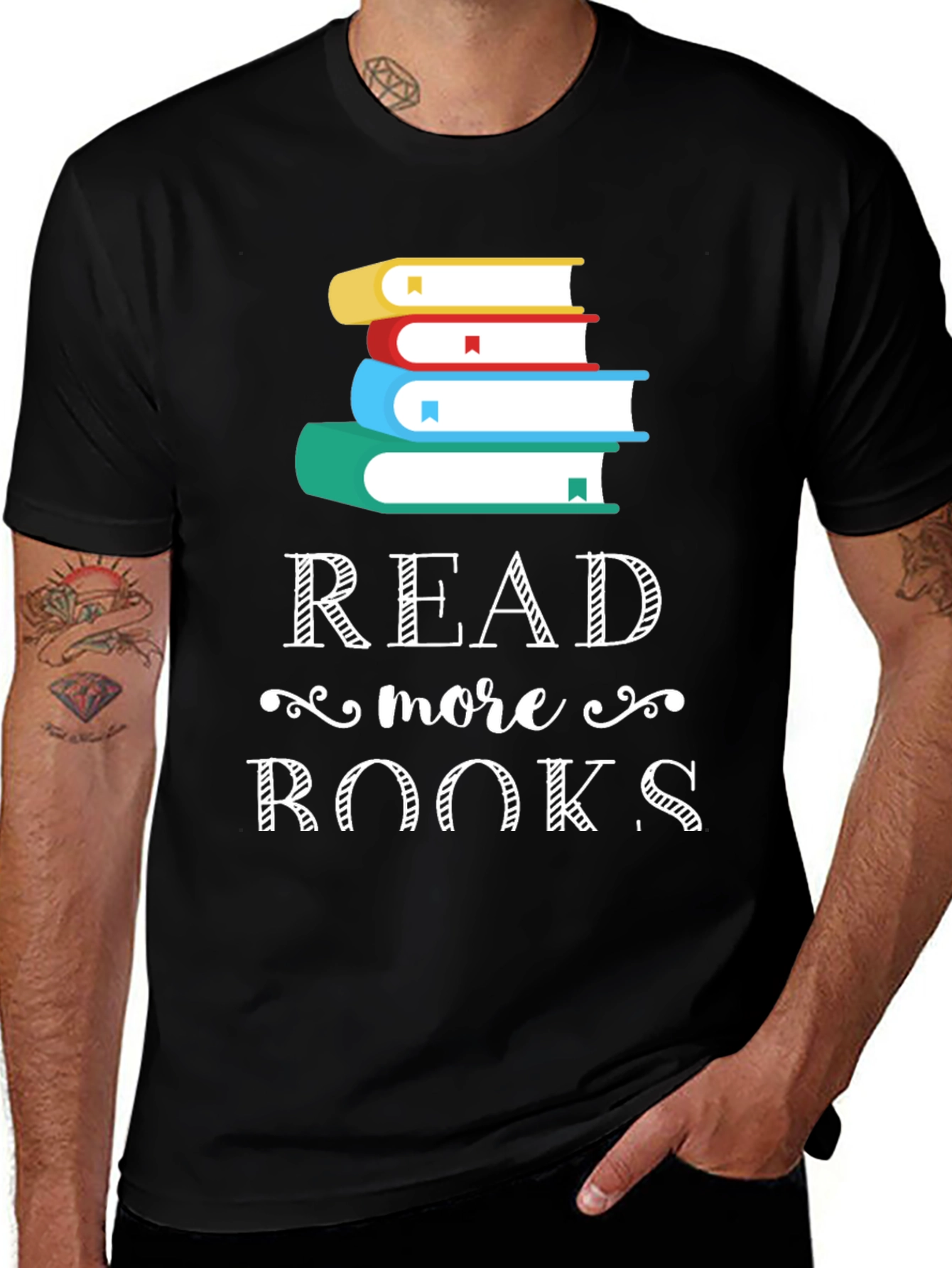 Variant 6 of Read More Books T-Shirt