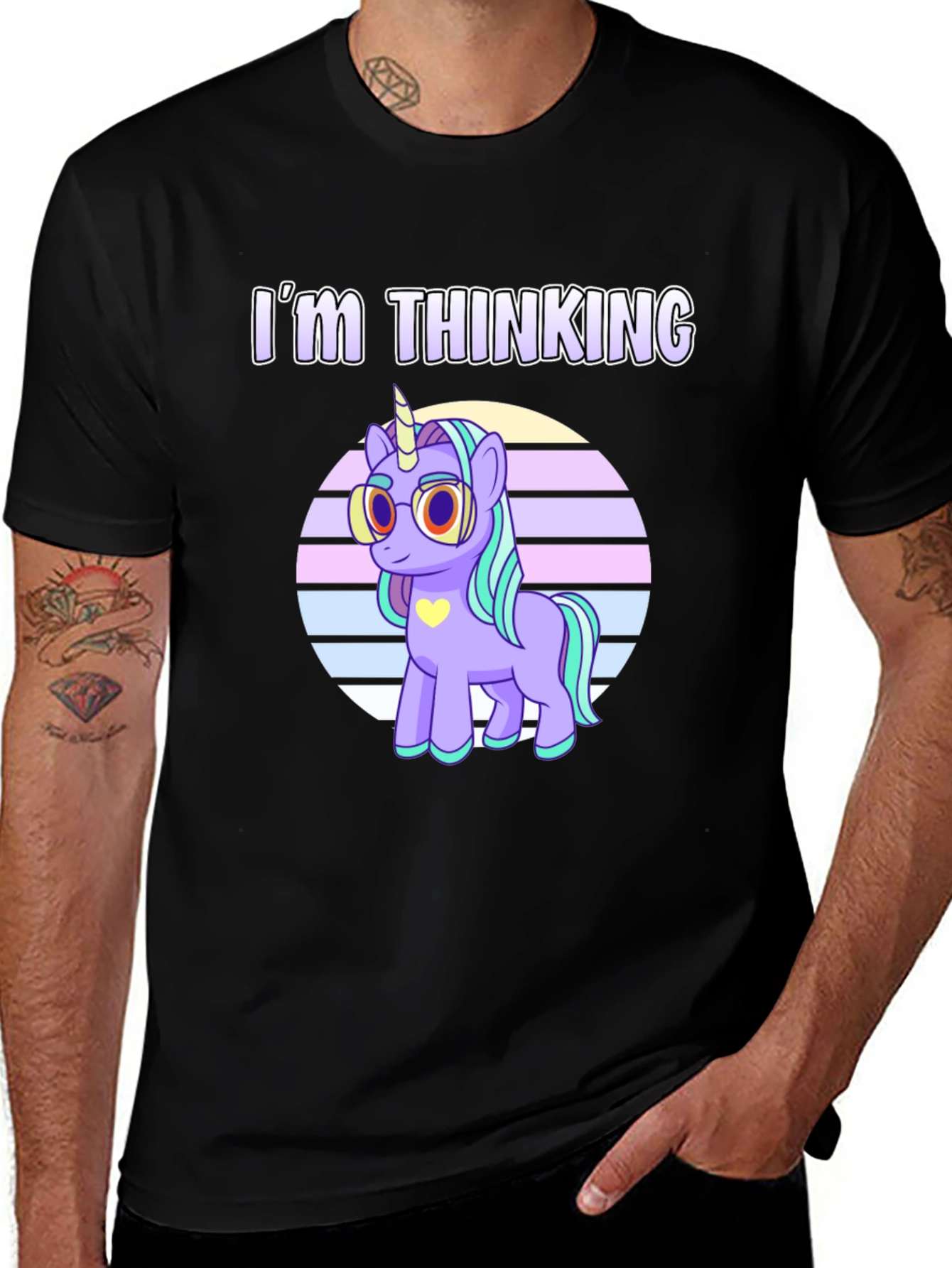 Variant 23 of I'm Thinking Unicorn Graphic T-Shirt